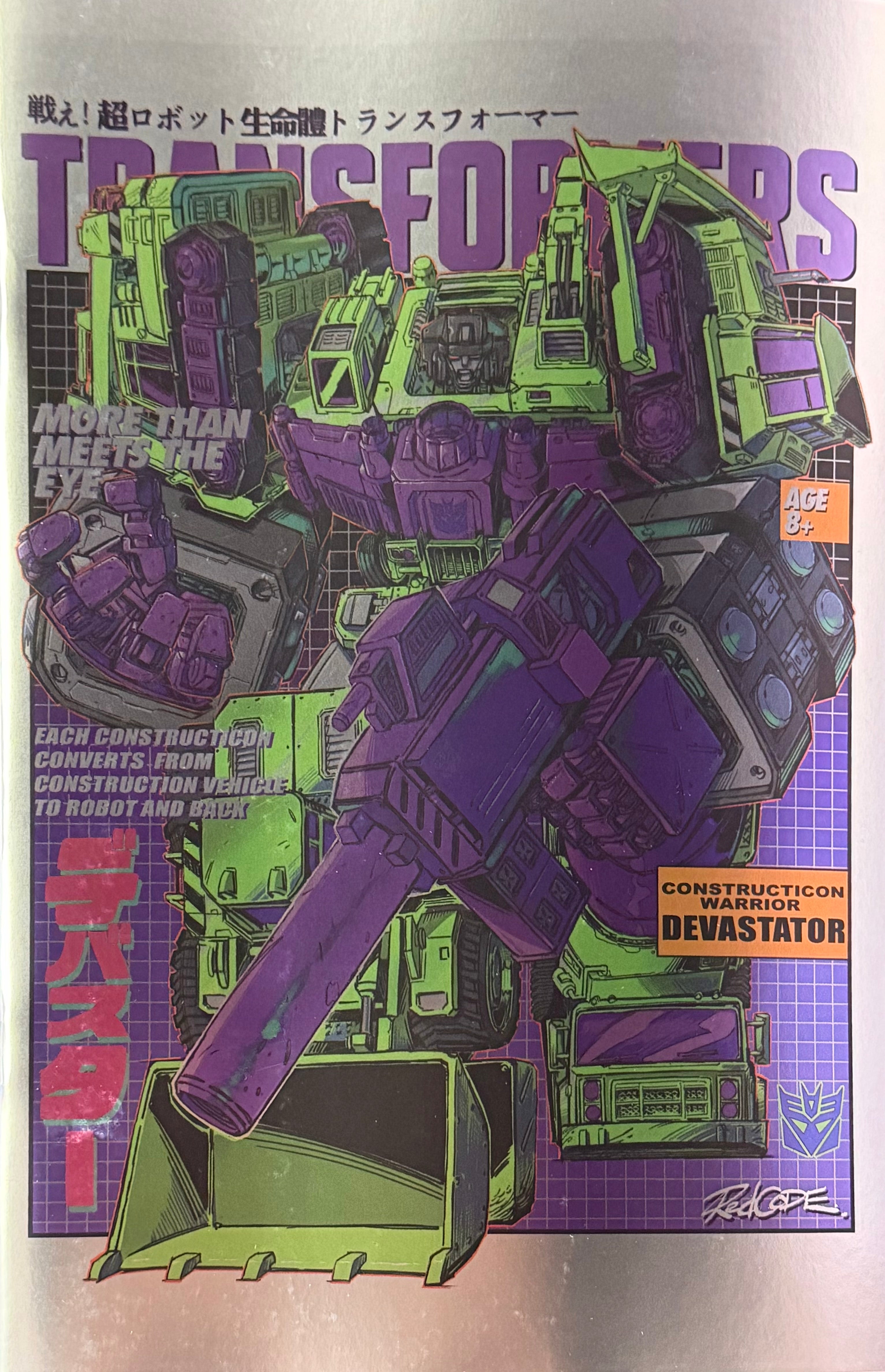 TRANSFORMERS #29 REDCODE RETRO MEGACON EXCLUSIVE FOIL EDITION-- [02-11-26]
