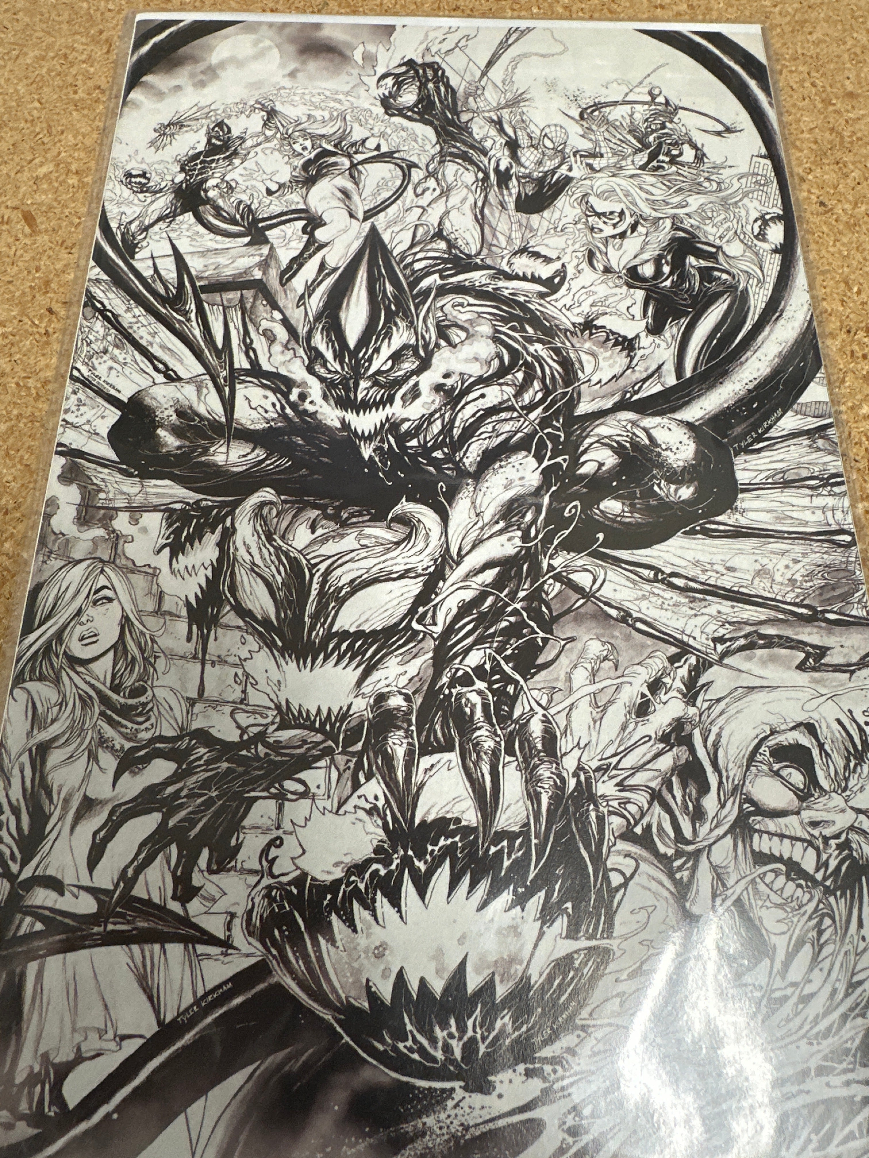 AMAZING SPIDER-MAN #798 TYLER KIRKHAM EXCLUSIVE SKETCH VARIANT (M237)