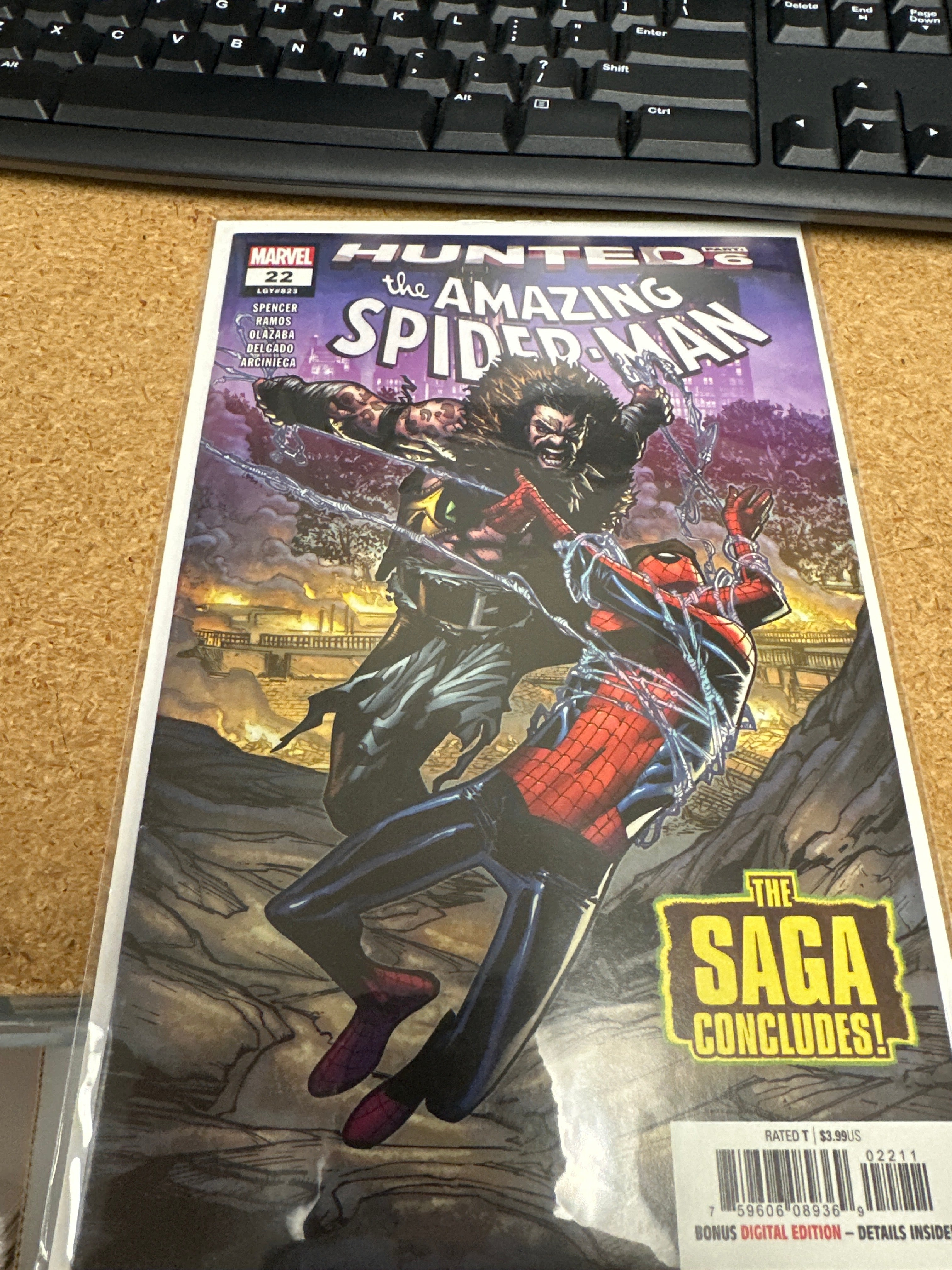 Amazing Spider-Man #22 (Marvel 2019) Kraven Hunted(CB107)