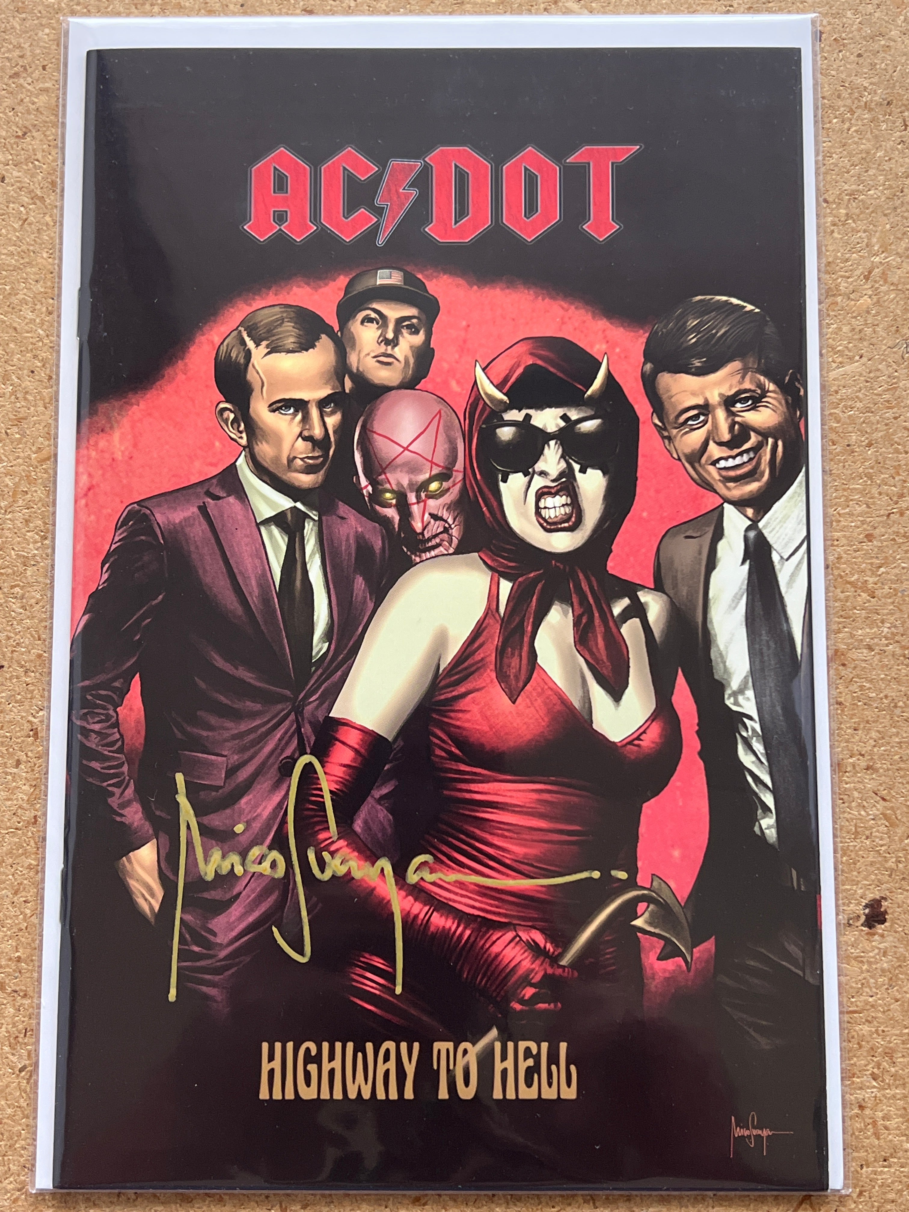 DEPARTMENT OF TRUTH #14 HOMAGE VARIANT SIGNED BY MICO SUAYAN WITH COA (SS 2)