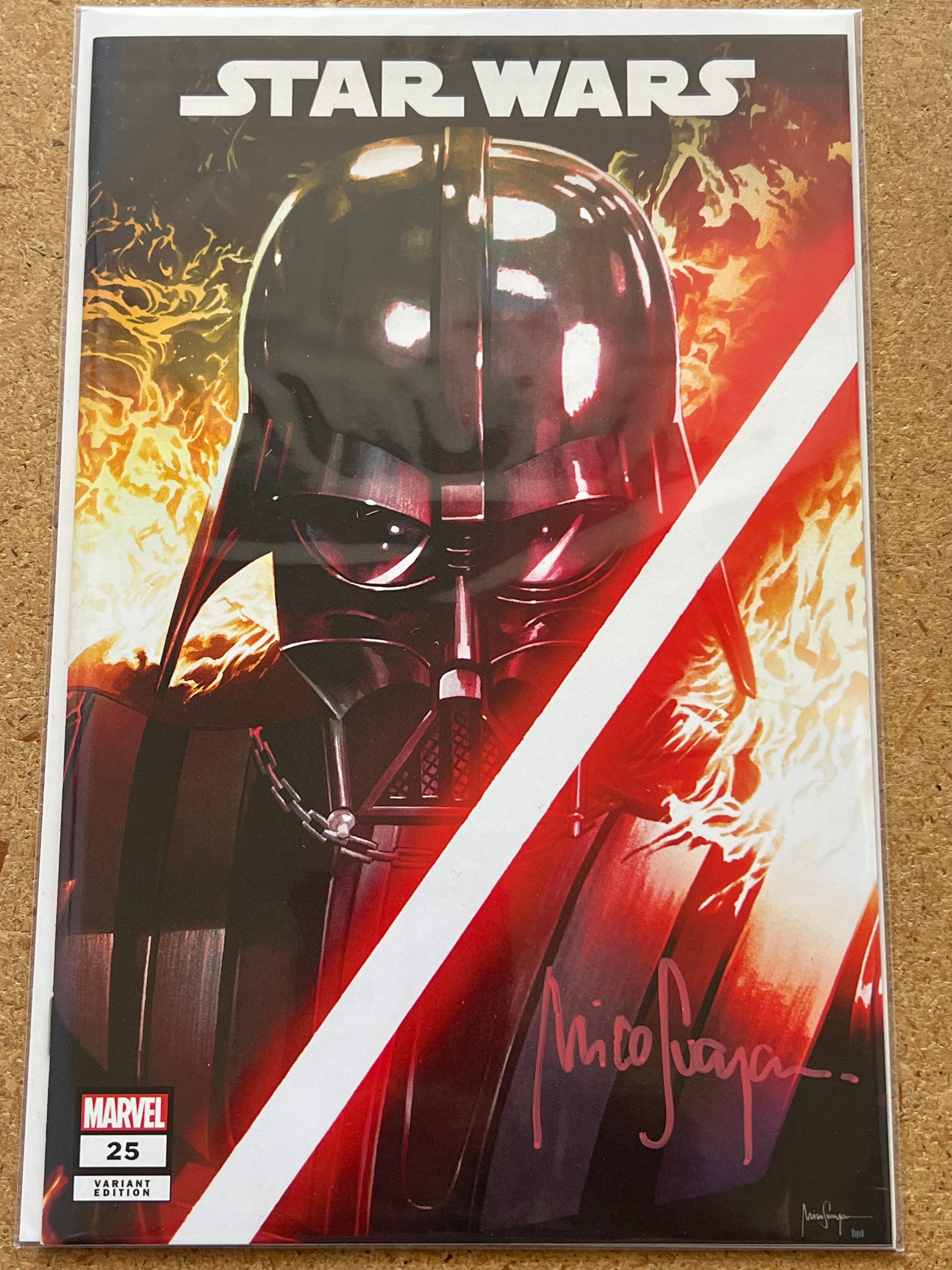 STAR WARS #25 SIGNED BY MICO SUAYAN WITH COA (SS 5)