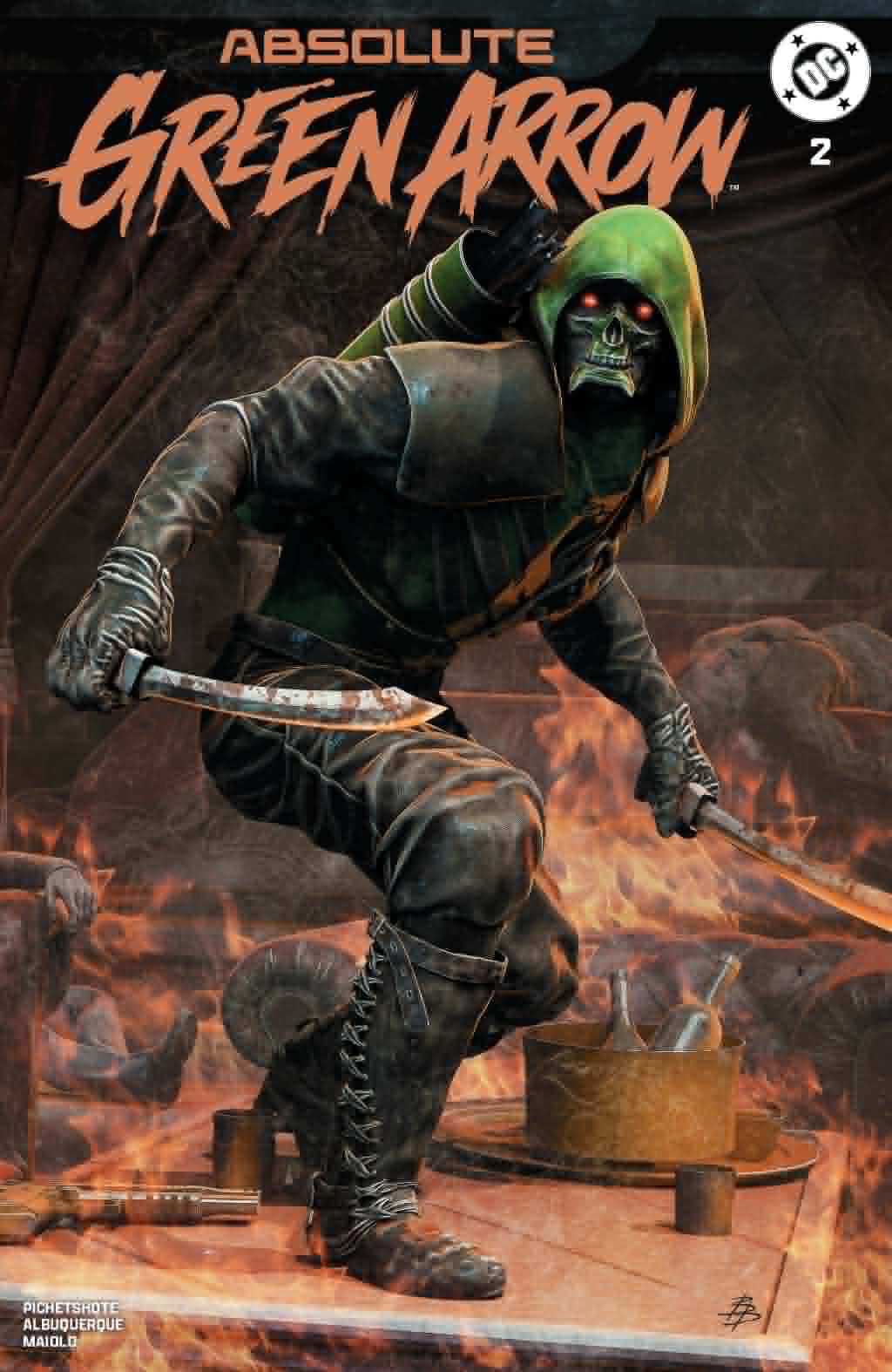 ABSOLUTE GREEN ARROW #2 BJORN BARENDS SDCC EXCLUSIVE VARIANT COVERS