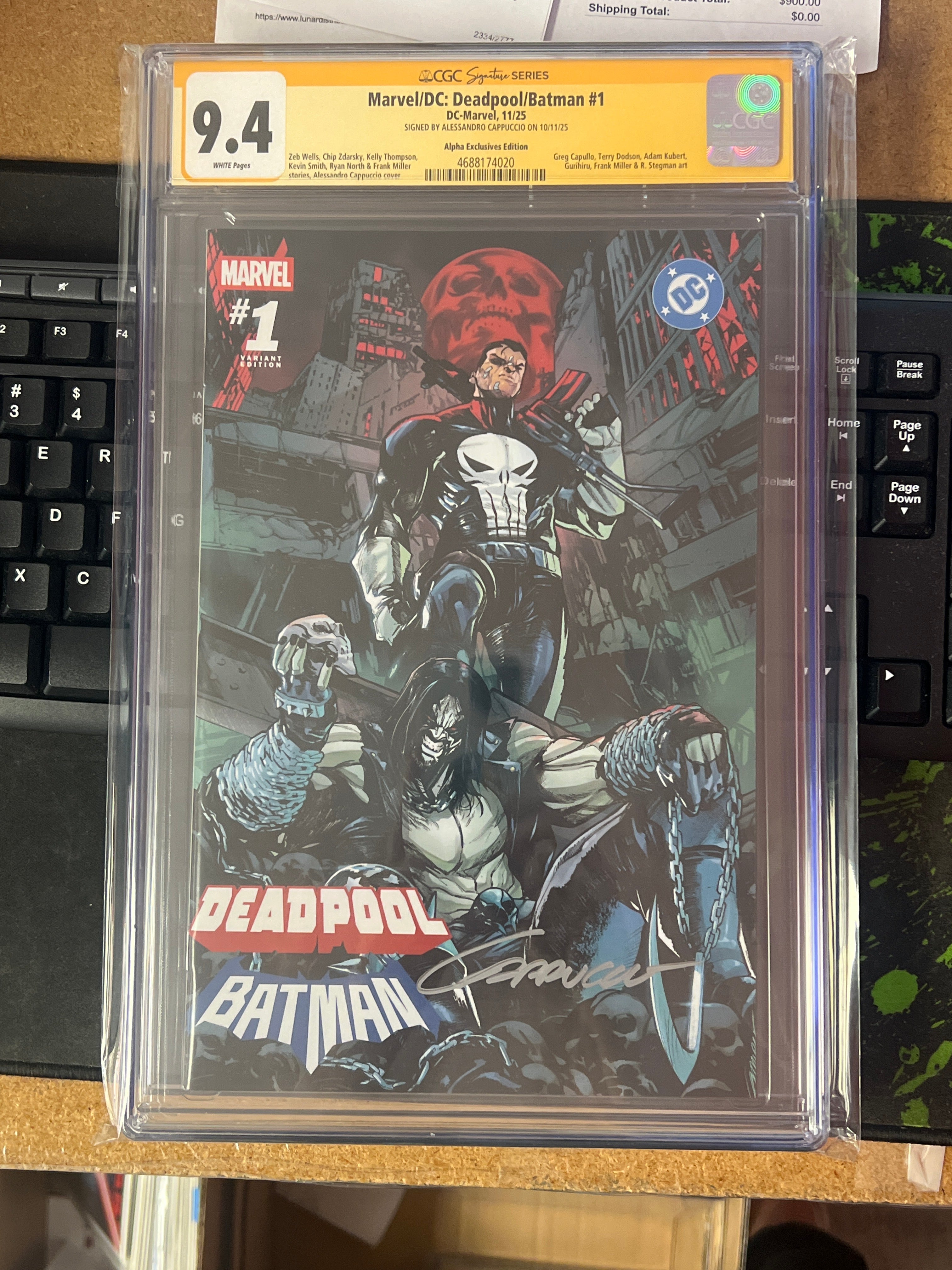DEADPOOL BATMAN #1 ALESSANDRO CAPPUCCIO EXCLUSIVE VARIANT COVERS