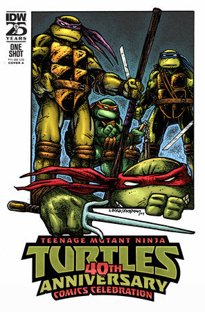 Teenage Mutant Ninja Turtles: 40th Anniversary Comics Celebration Cover A (Laird & Eastman) 07-10-24