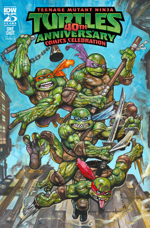 Teenage Mutant Ninja Turtles: 40th Anniversary Comics Celebration Variant B (Bisley) 07-10-24