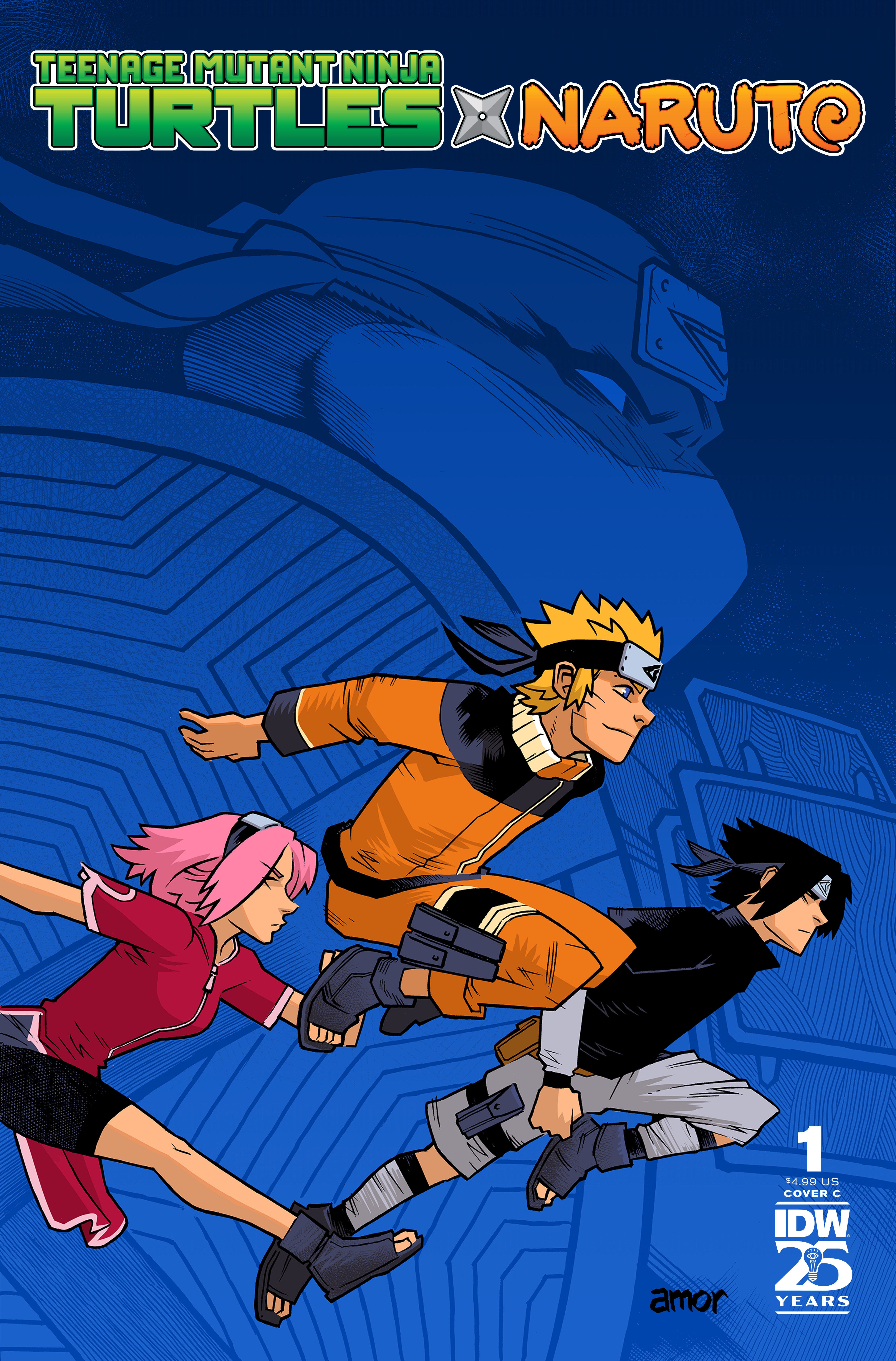 Teenage Mutant Ninja Turtles x Naruto #1 Variant C (Amor) -- [Expected