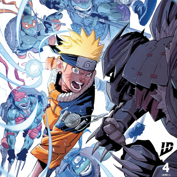 Teenage Mutant Ninja Turtles x Naruto #4 Cover A (Jiménez) -- [Expecte