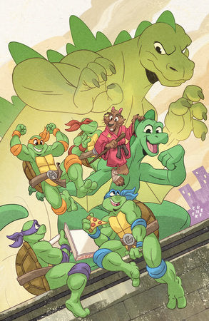 Teenage Mutant Ninja Turtles x Godzilla #1 Variant RI (50) (Galloway Full Art)[1:50]  -- [Expected In Stock Date : 11-12-25]