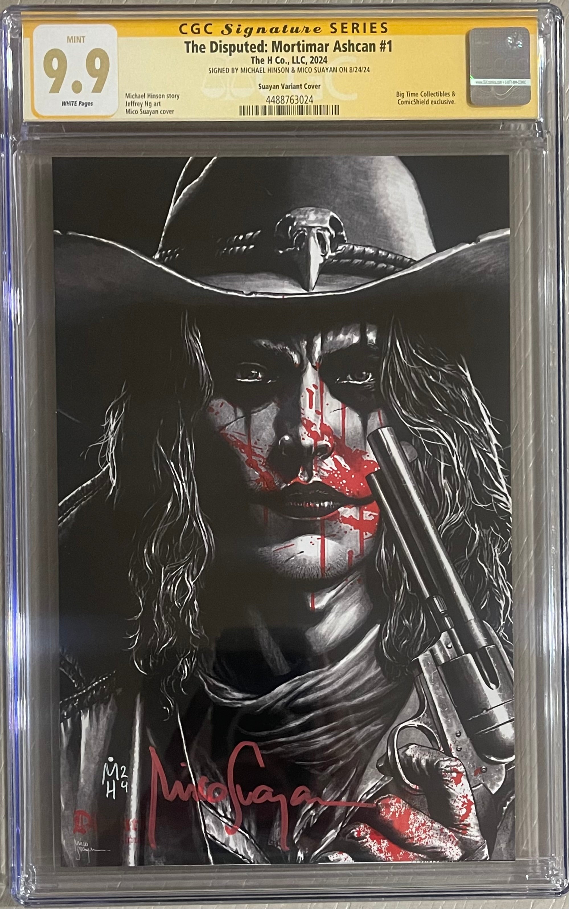 DISPUTED: MORTIMAR ASHCAN #1 MICO SUAYAN VIRGIN EDITION SIGNED BY MICHAEL HINSON & MICO SUAYAN CGC 9.9 MINT (C103)