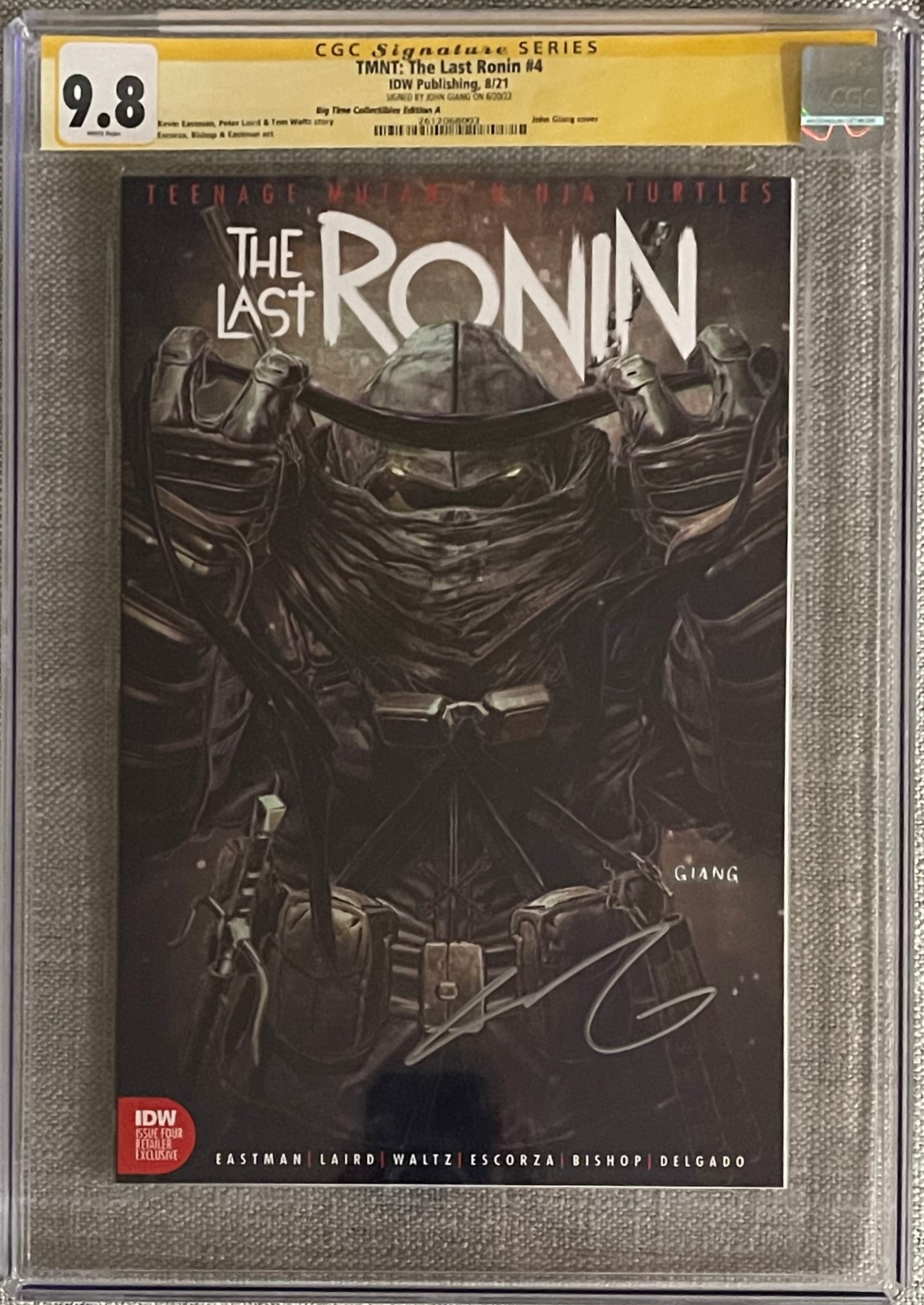 TMNT THE LAST RONIN #4 JOHN GIANG EXCLUSIVE VARIANT SIGNED BY JOHN GIANG CGC 9.8 (C113)