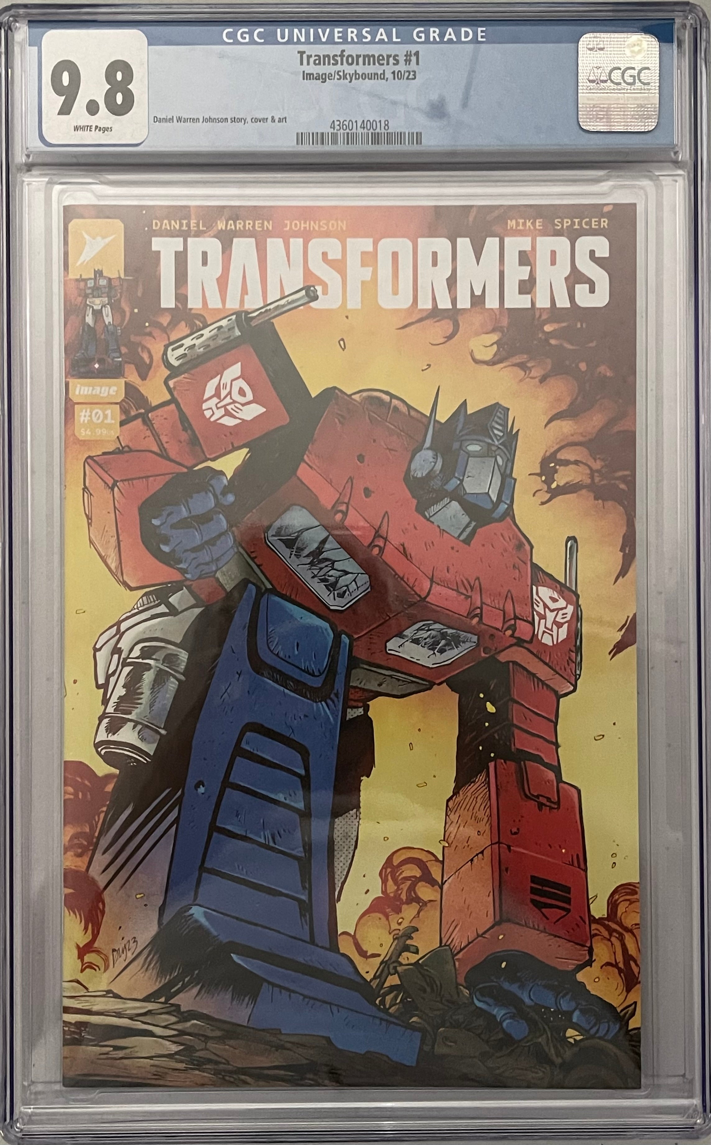 TRANSFORMERS #1 CGC 9.8 (IN STOCK) C43