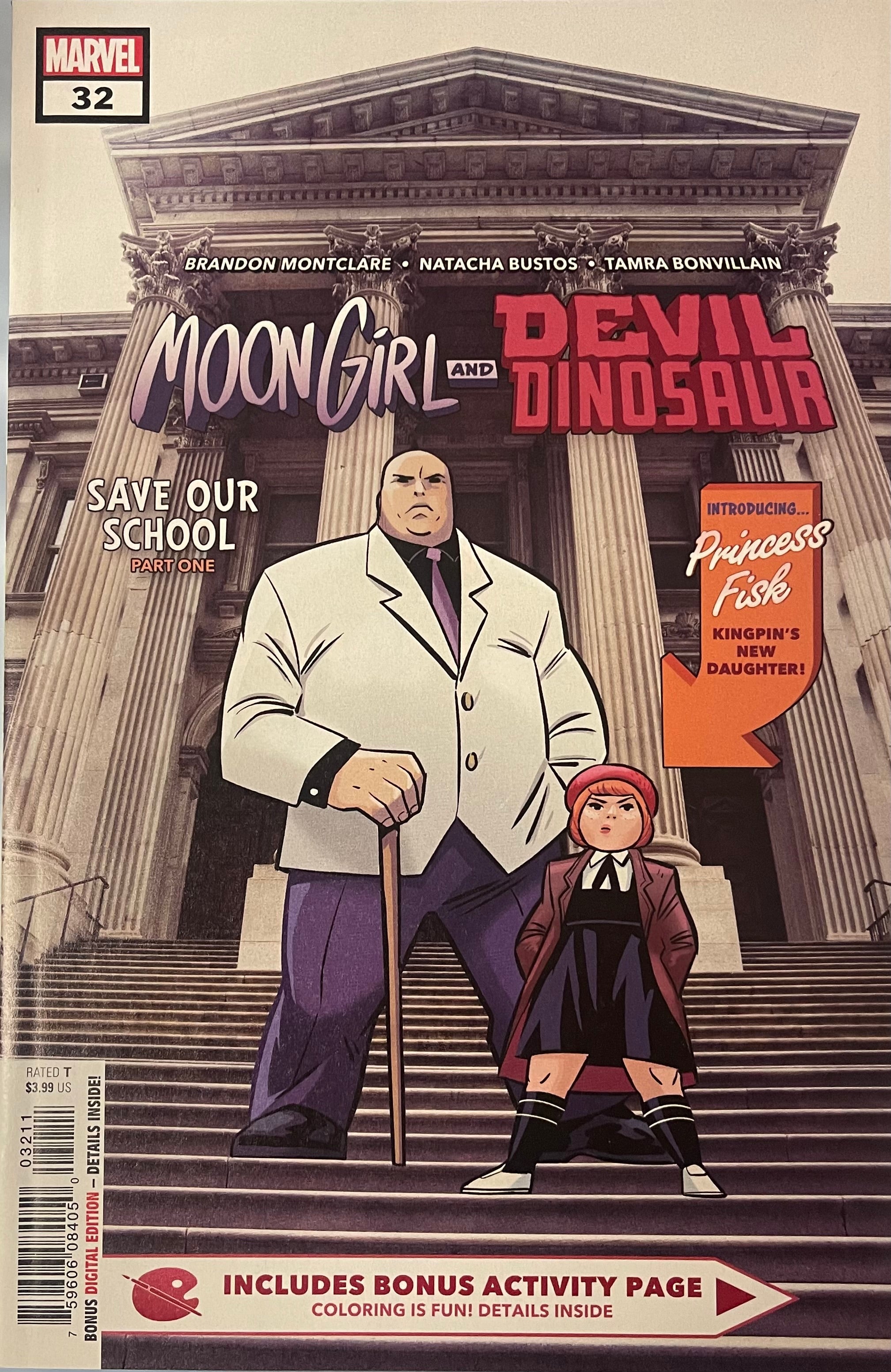 MOON GIRL AND DEVIL DINOSAUR #32 FIRST OF PRINCESS FISK (CB4)