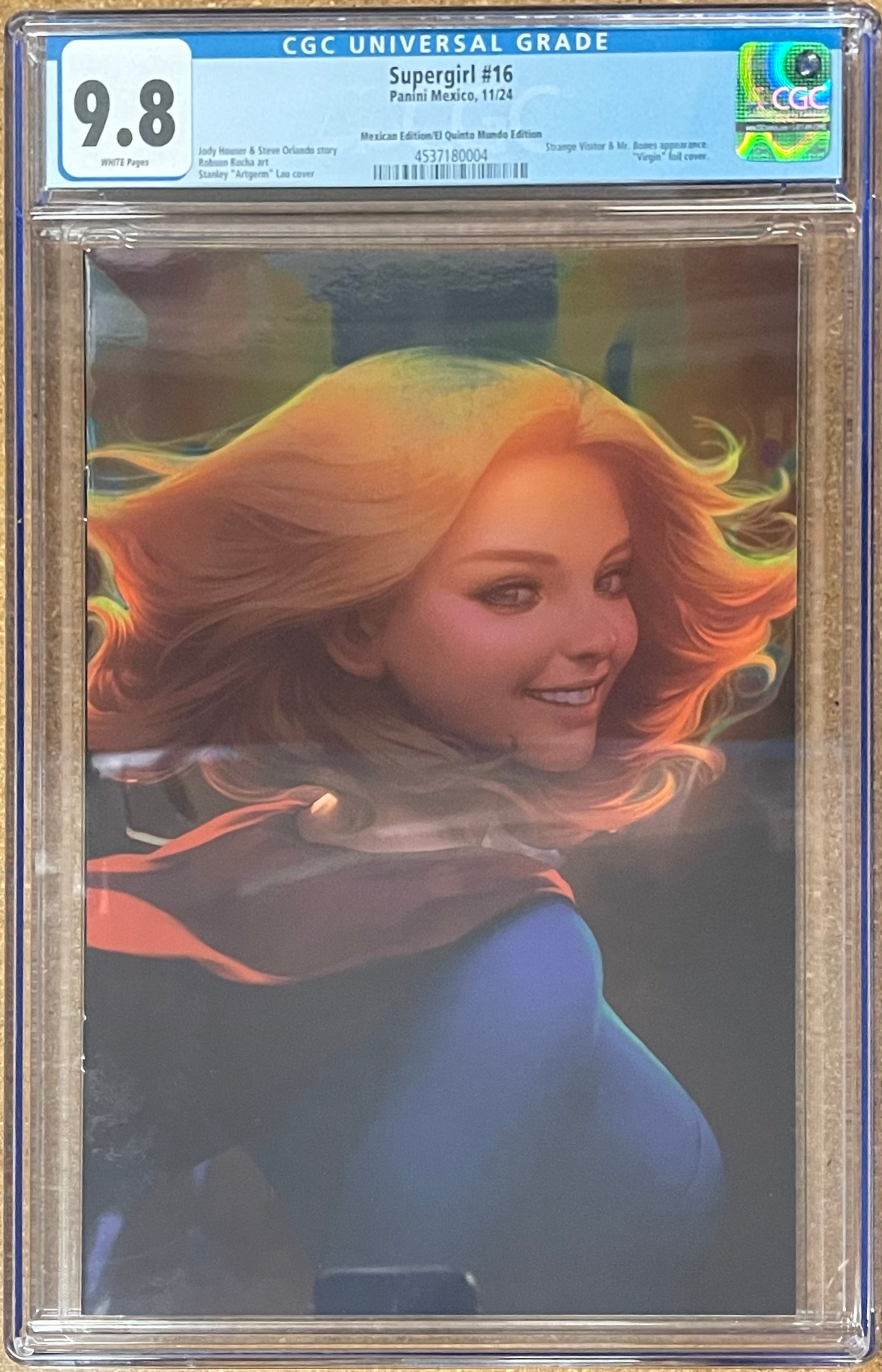 SUPERGIRL #16 ARTGERM FOIL EDITION CGC 9.8 (IN STOCK) C65