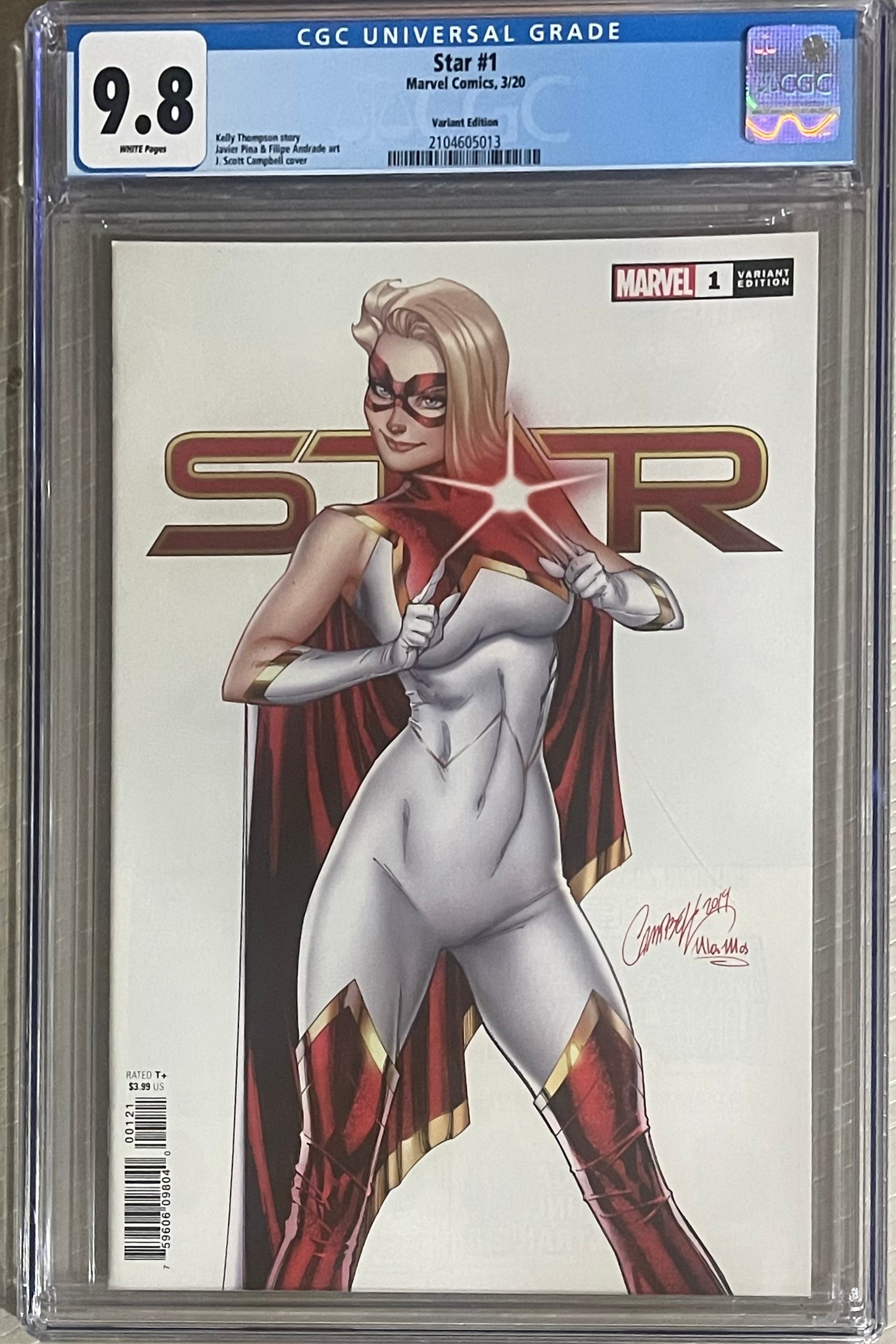 STAR #1 CAMPBELL VARIANT CGC 9.8 (IN STOCK) C91