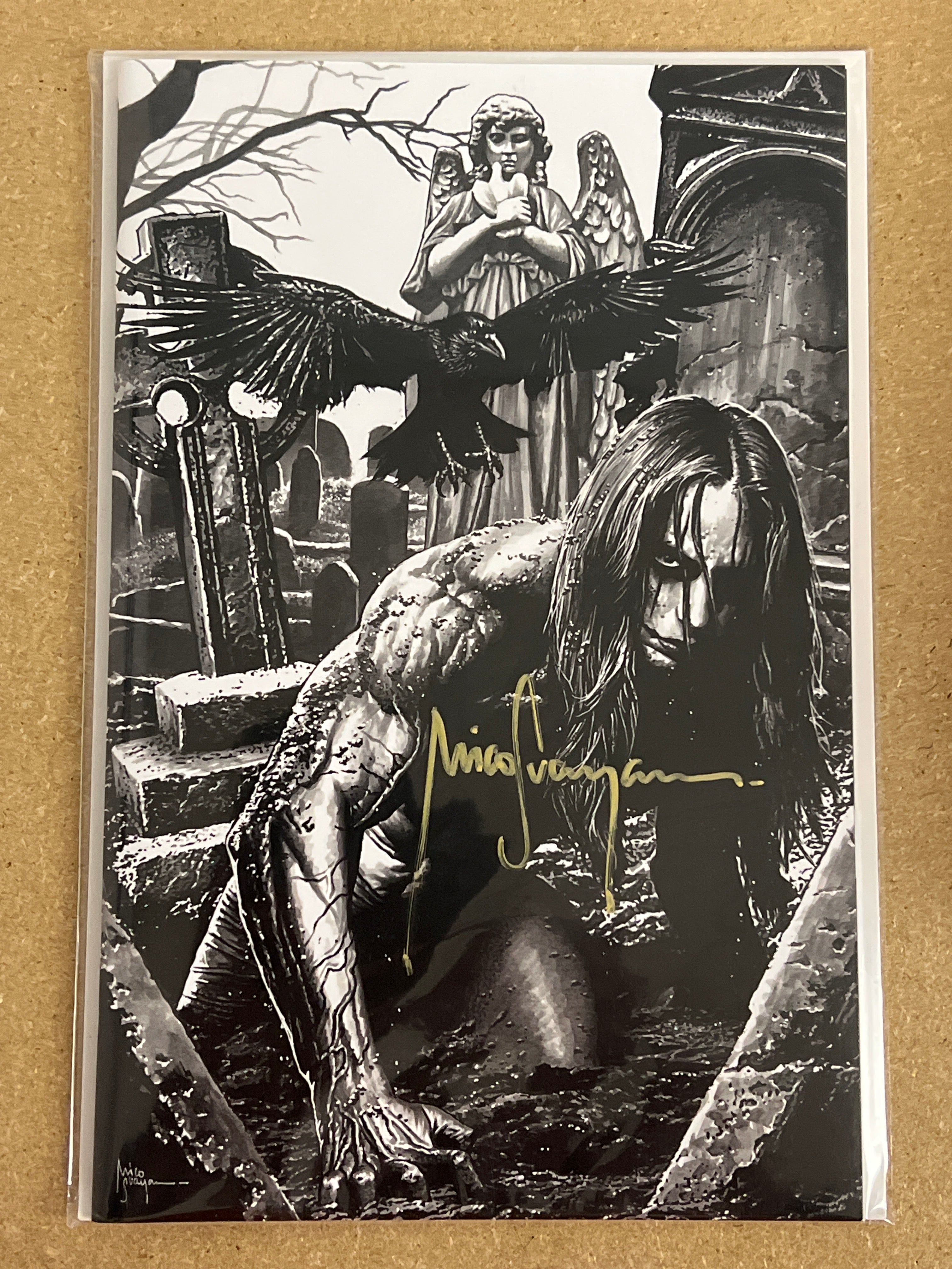 CROW DEADTIME #2 VIRGIN SIGNED BY MICO SUAYAN WITH COA (SS 5)