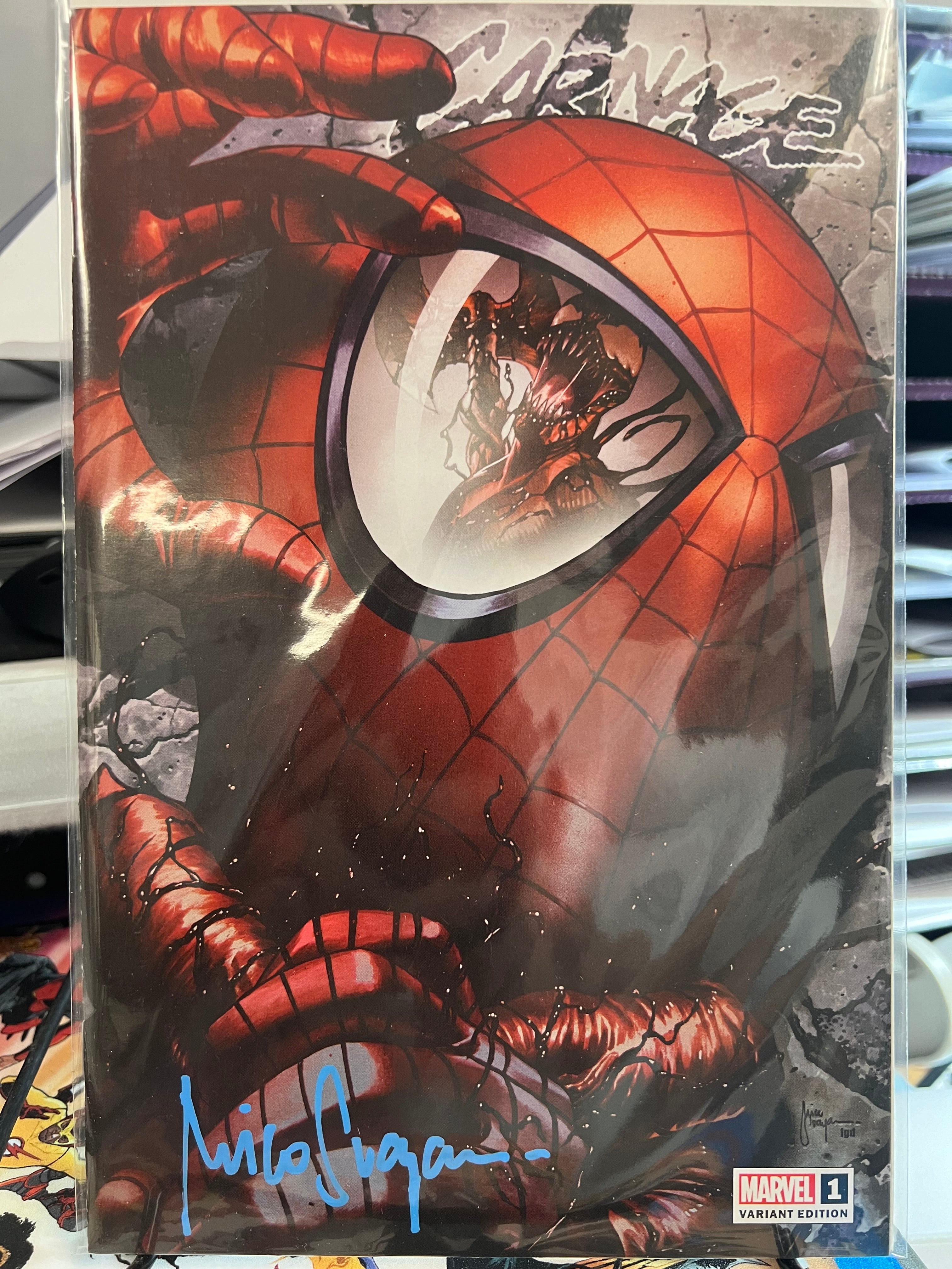 CARNAGE #1 SIGNED BY MICO SUAYAN WITH COA (SS 1)