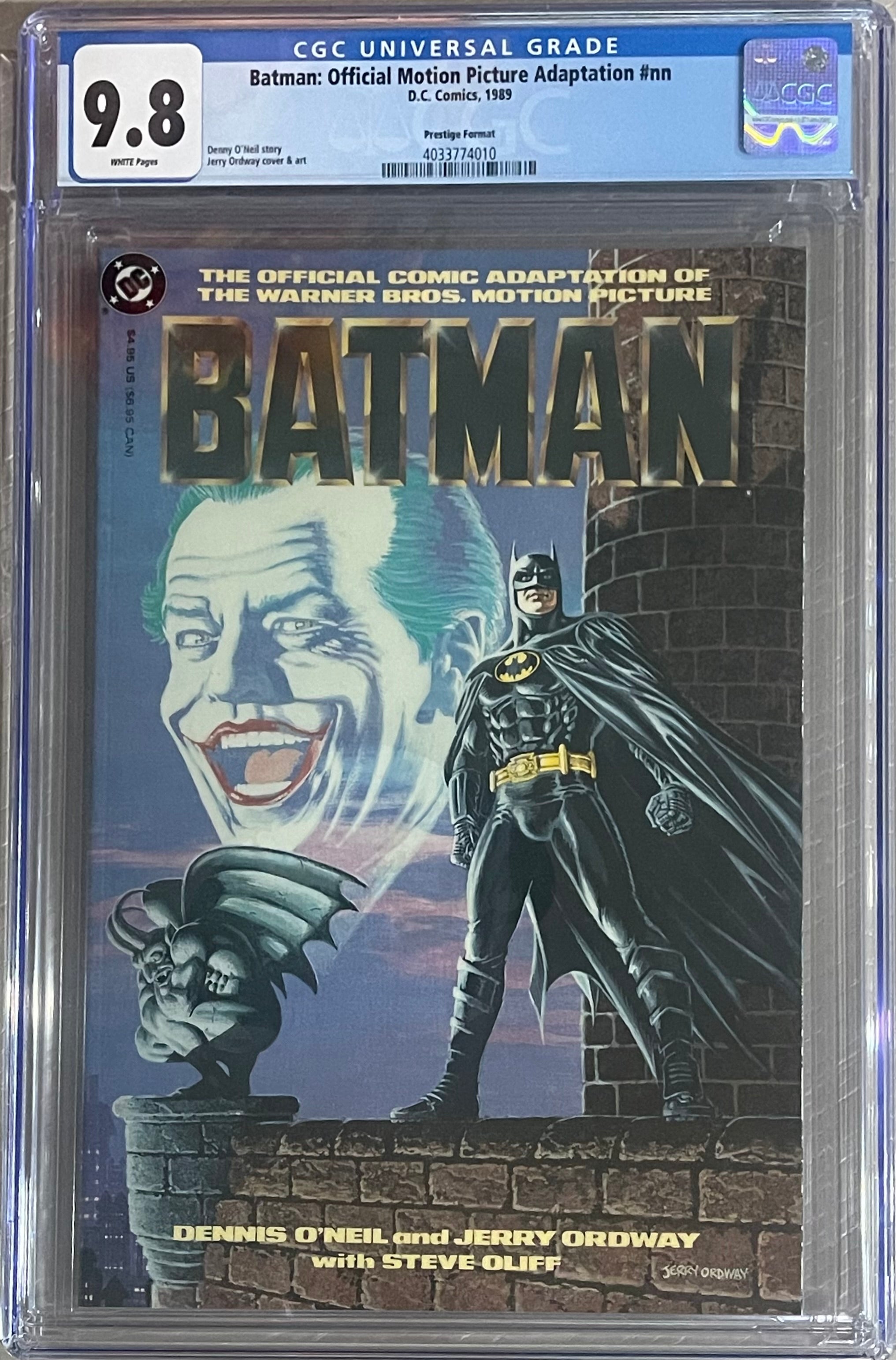 BATMAN: OFFICIAL MOTION PICTURE ADAPTATION CGC 9.8 (IN STOCK) C91