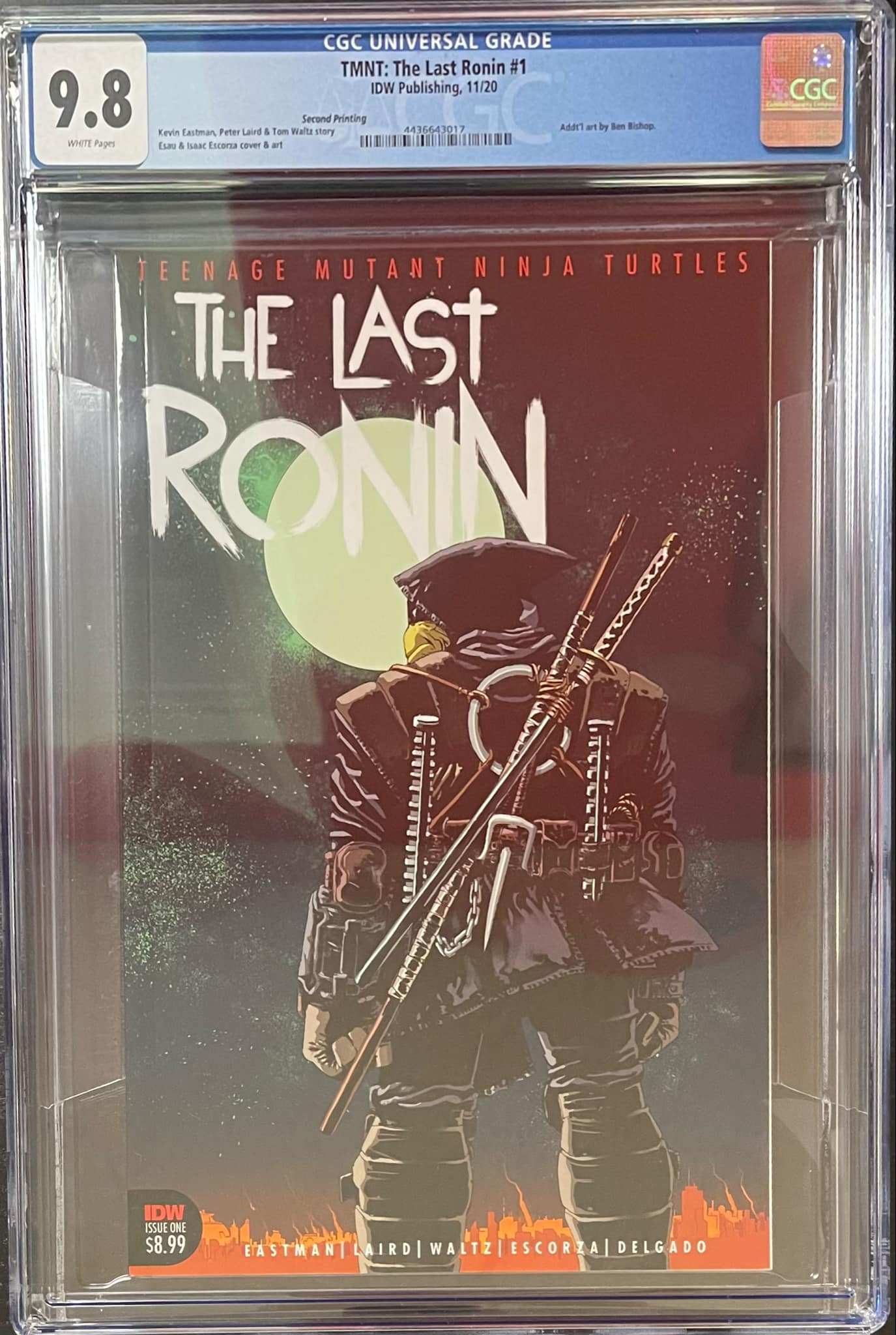 TMNT THE LAST RONIN #1 SECOND PRINTING CGC 9.8 (IN STOCK) C44