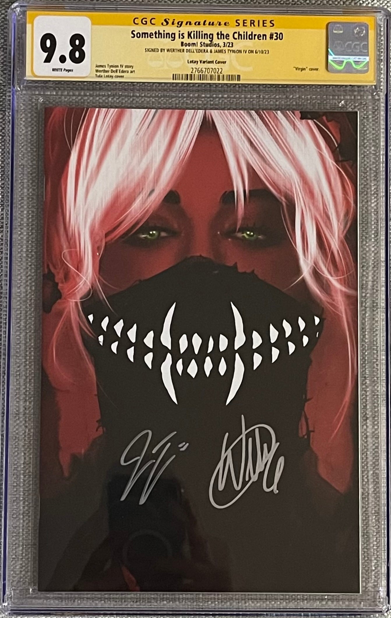 SOMETHING IS KILLING THE CHILDREN #30 LOTAY VARIANT SIGNED BY WERTHER DELL'EDERA & JAMES TYNION IV CGC 9.8 (C109)