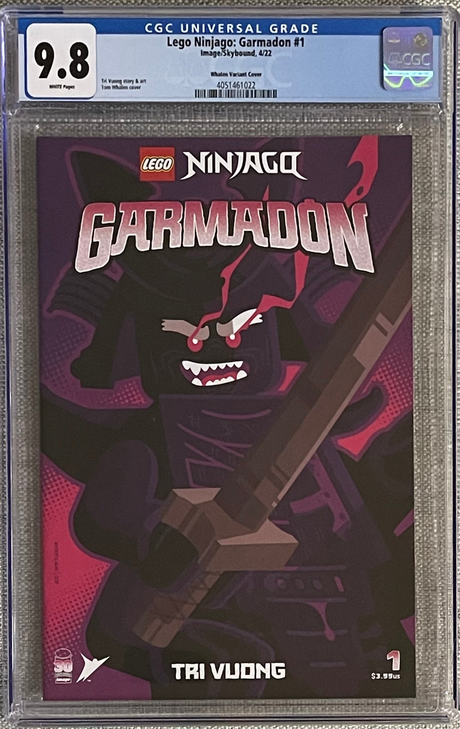 LEGO NINJAGO: GARMADON #1 1:10 WHALEN VARIANT CGC 9.8 (C108)