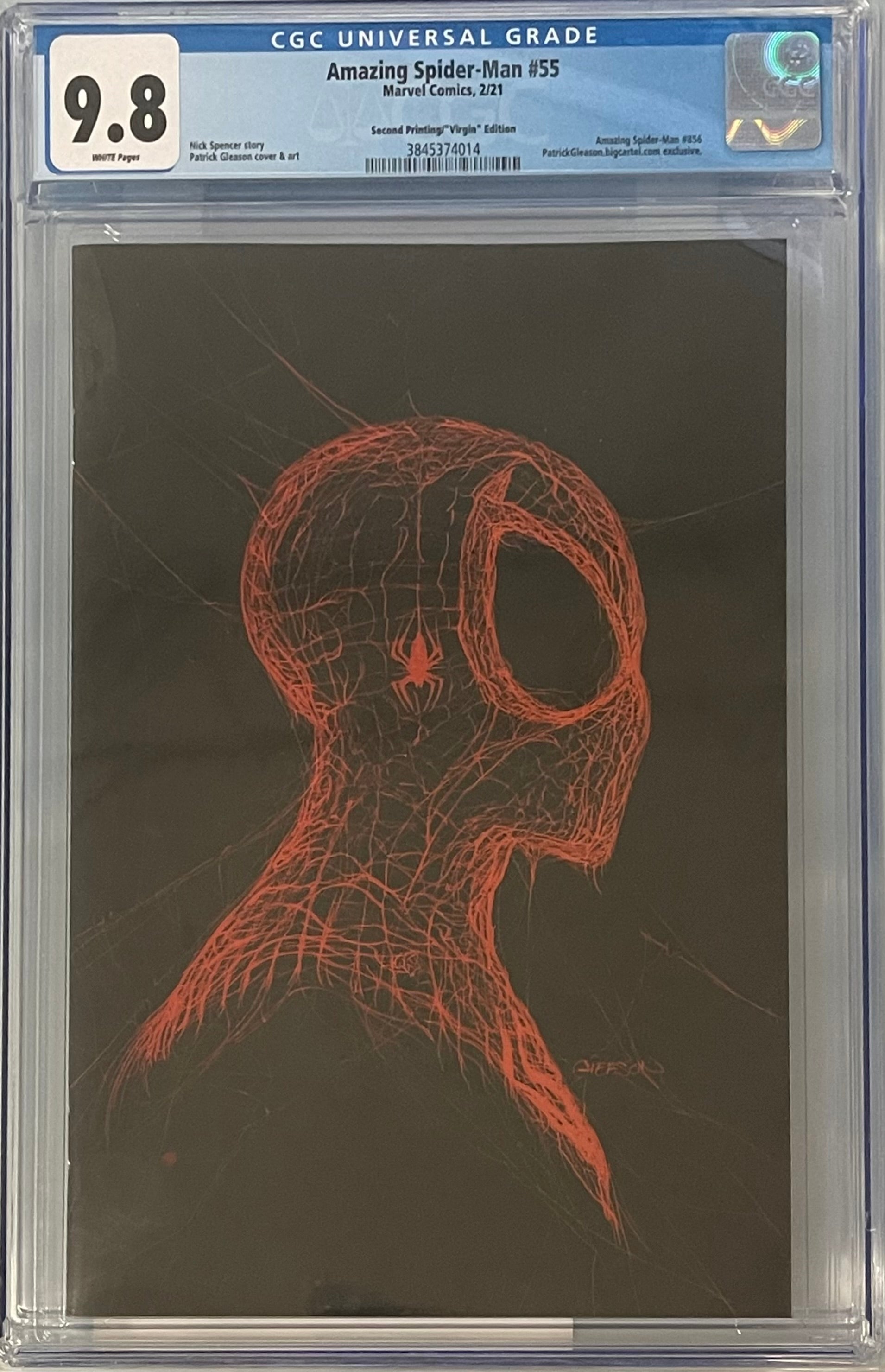 AMAZING SPIDER-MAN #55 VIRGIN VARIANT CGC 9.8 2ND PRINT (IN STOCK) C46