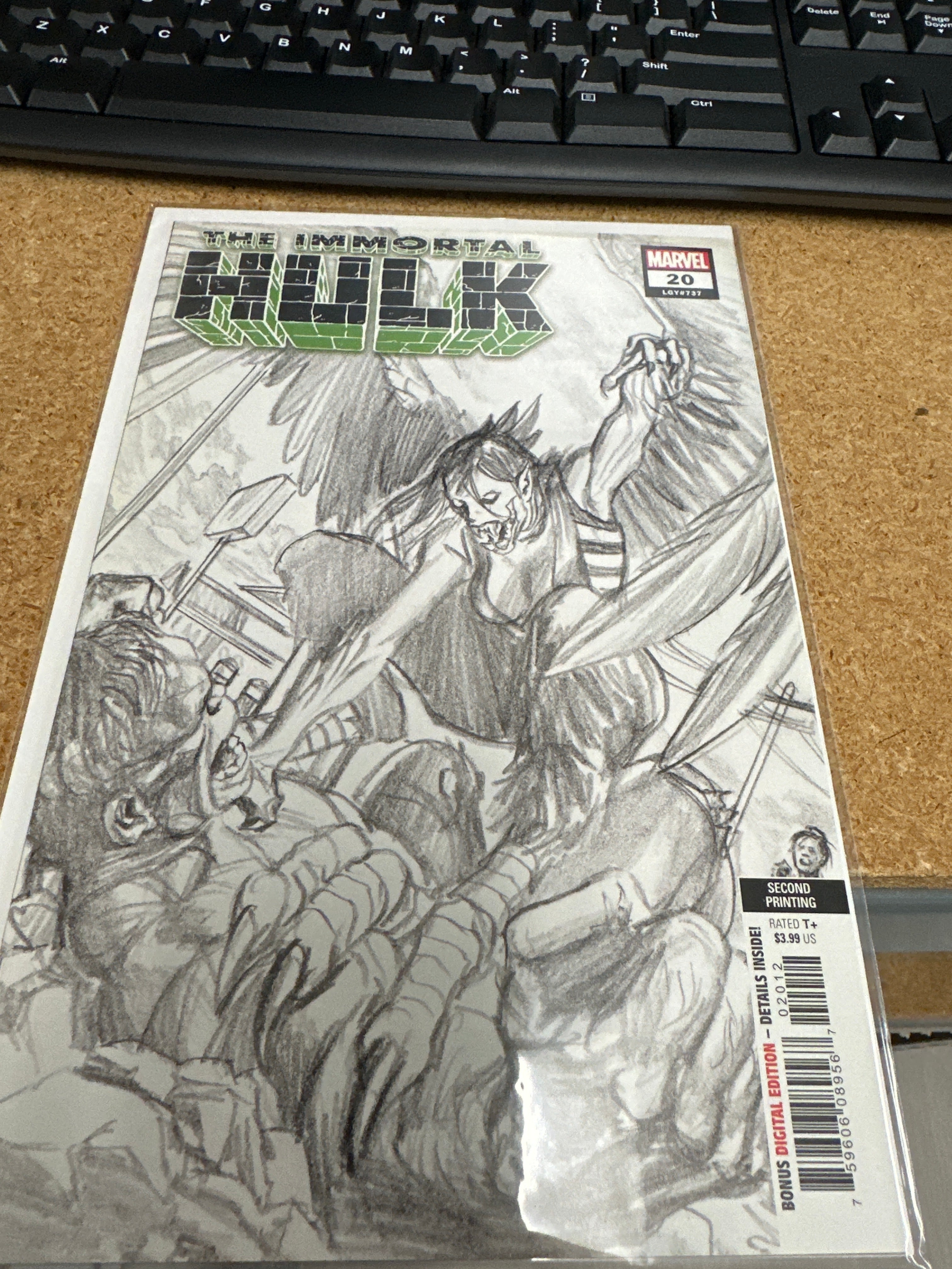 IMMORTAL HULK #20 2ND PTG ALEX ROSS(CB107)