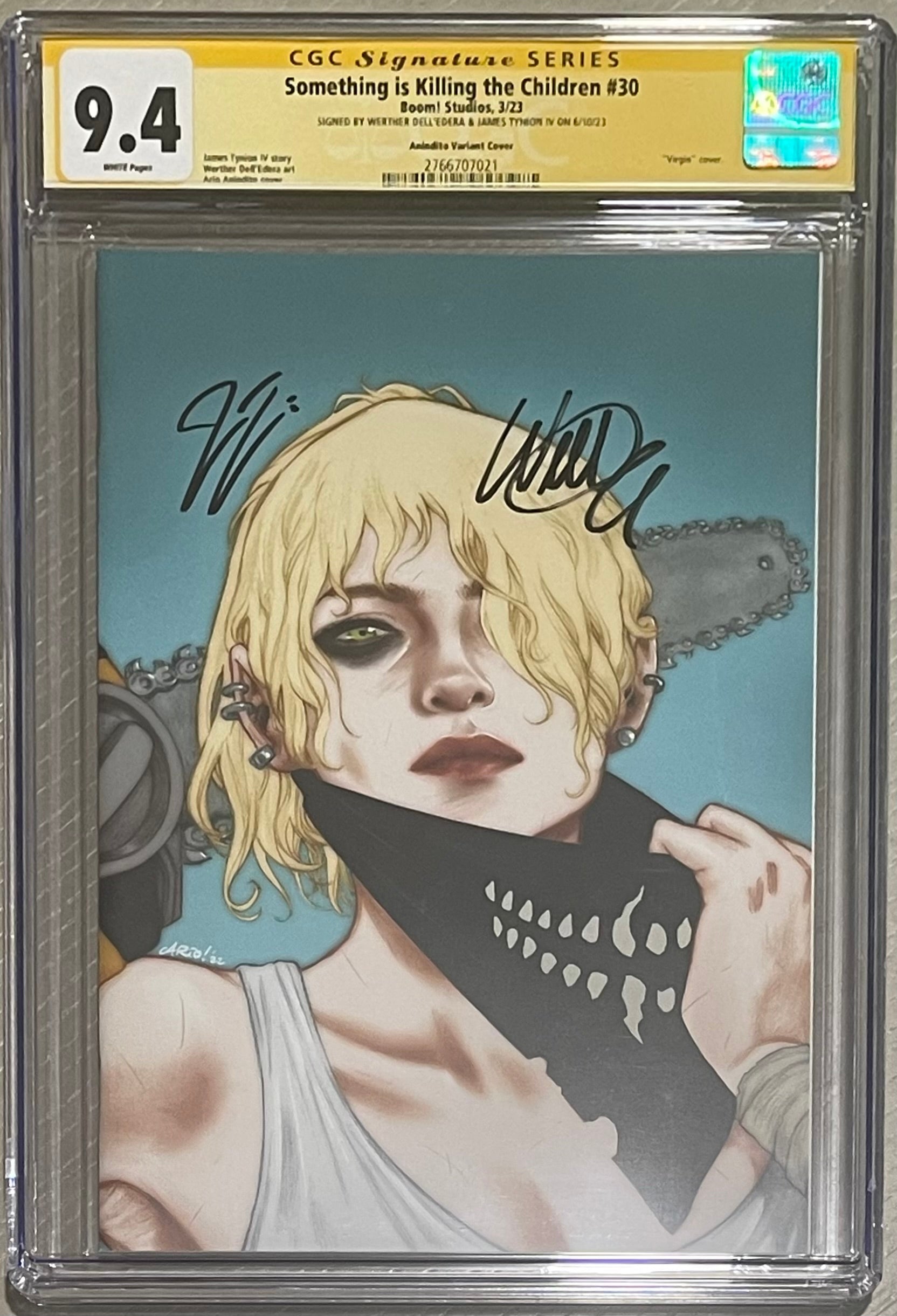 SOMETHING IS KILLING THE CHILDREN #30 1:50 VARIANT SIGNED BY DELL'EDERA & TYNION IV CGC 9.4 (IN STOCK) C42