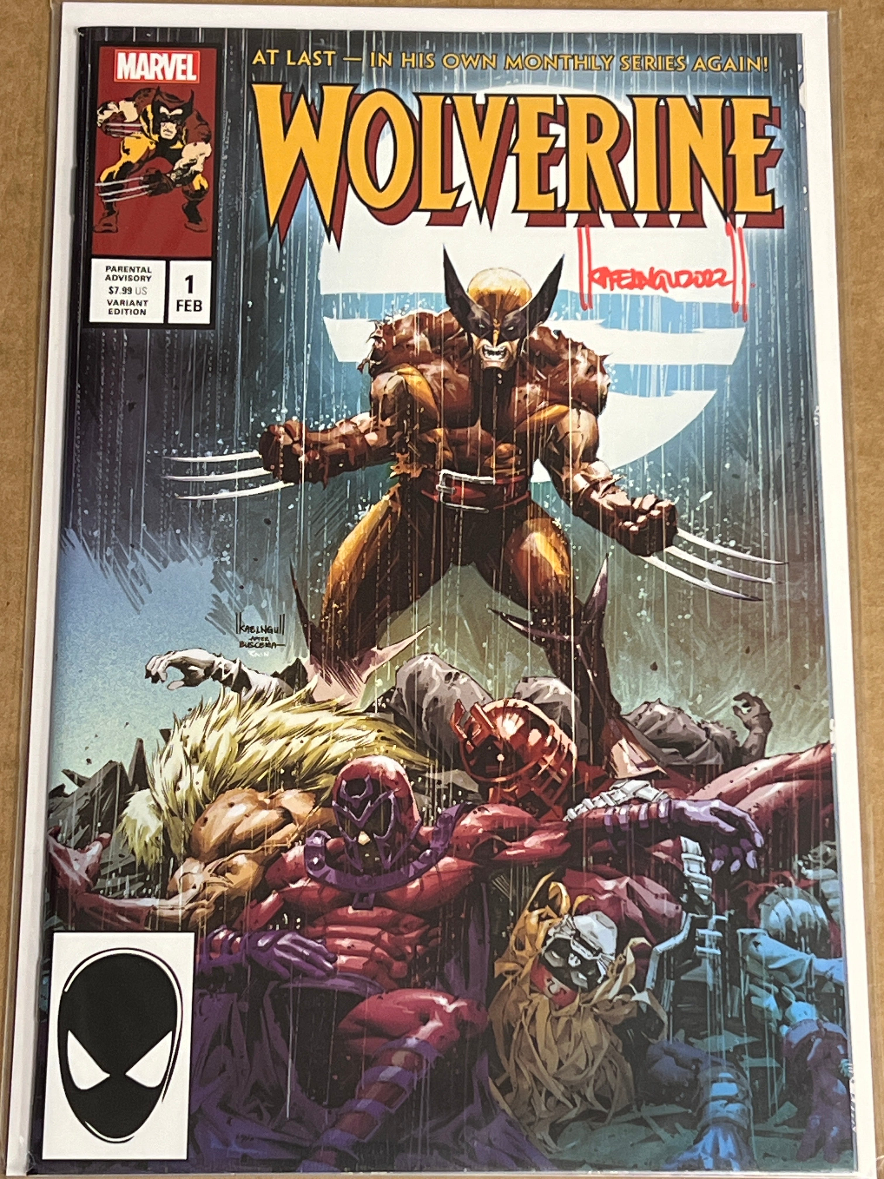 WOLVERINE #1 SIGNED BY KAEL NGU (SS 4)