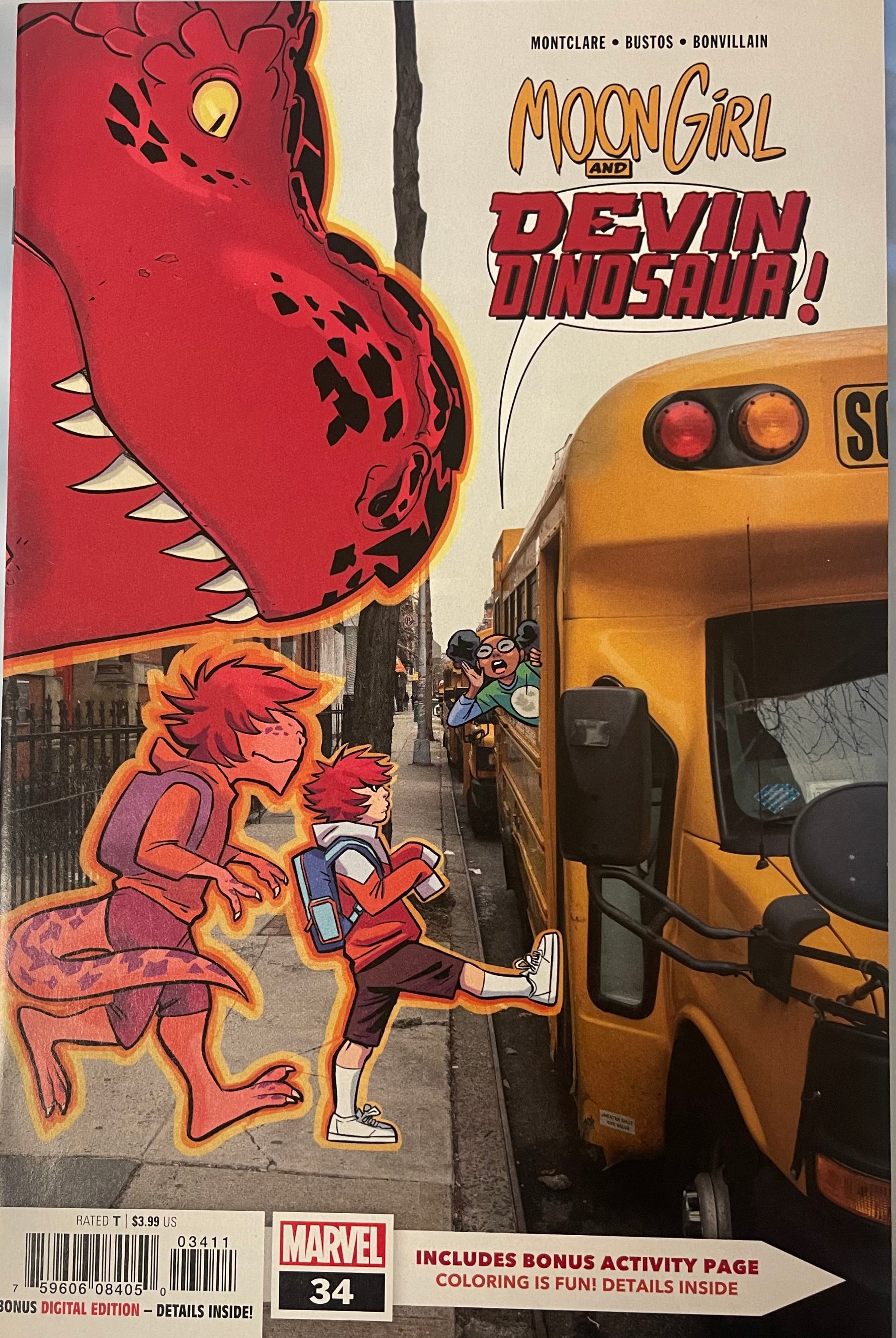 MOON GIRL AND DEVIL DINOSAUR #34 FIRST OF DEVIN DINOSAUR (CB4)