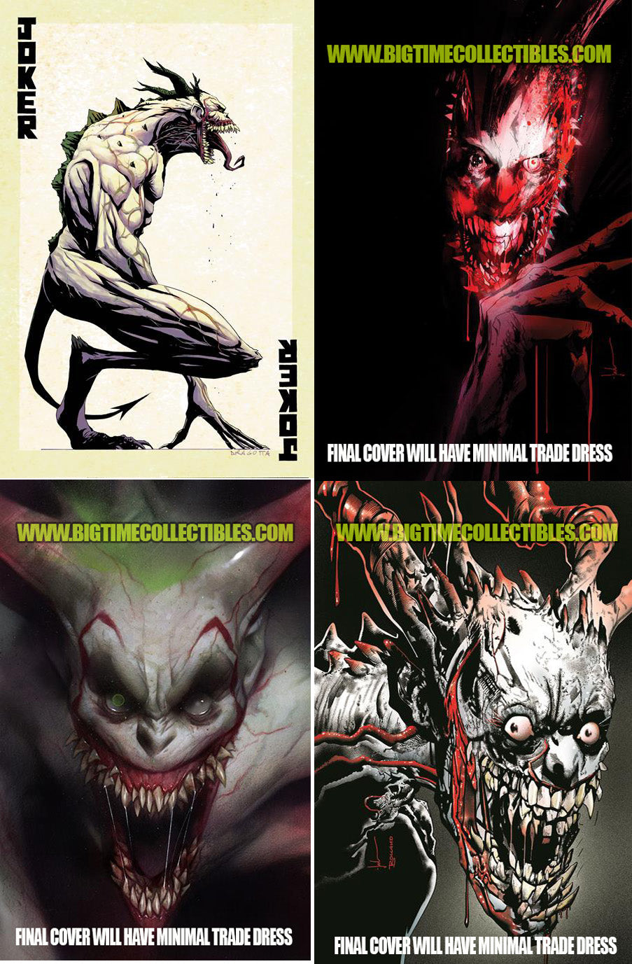 ABSOLUTE BATMAN #15 FIRST APPEARANCE OF ABSOLUTE JOKER 4-PACK BUNDLE -- [Expected In Stock Date : 12-10-25]