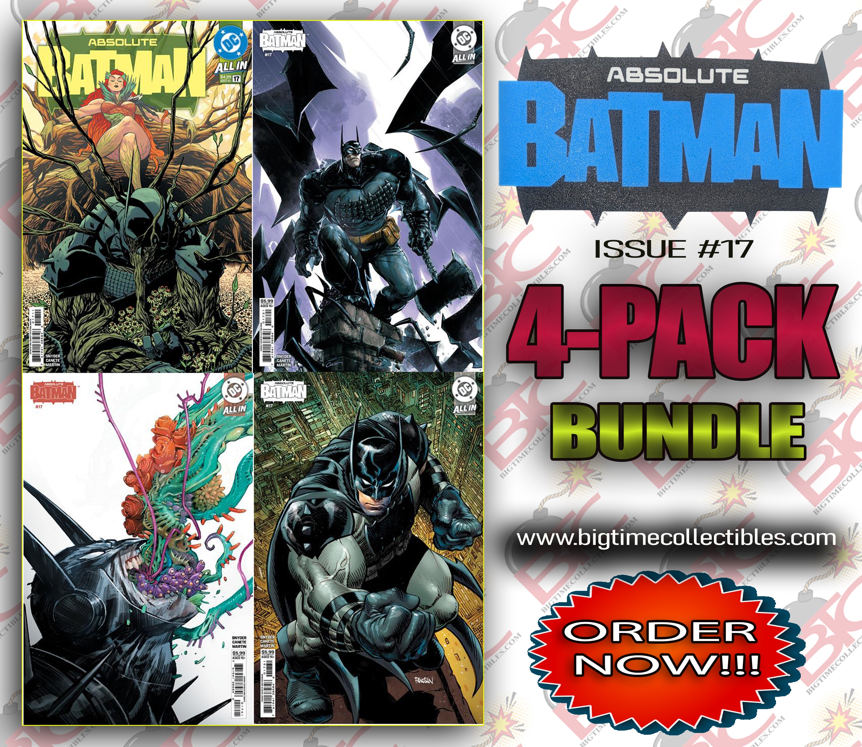 ABSOLUTE BATMAN #17 4-PACK FIRST APPEARANCE OF ABSOLUTE POISON IVY 02/18/26