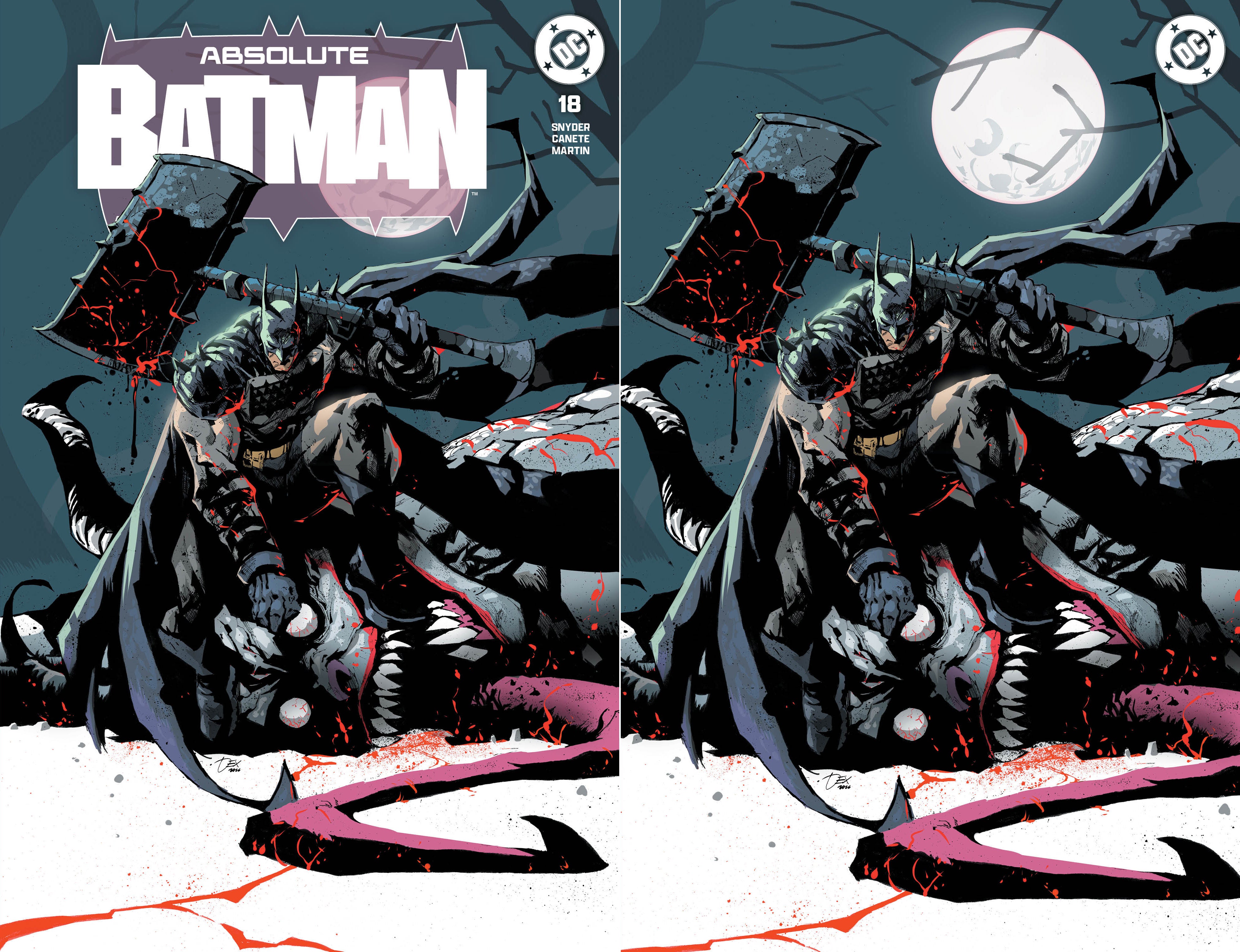 ABSOLUTE BATMAN #18 DEXTER SOY MEGACON EXCLUSIVE VARIANT COVERS