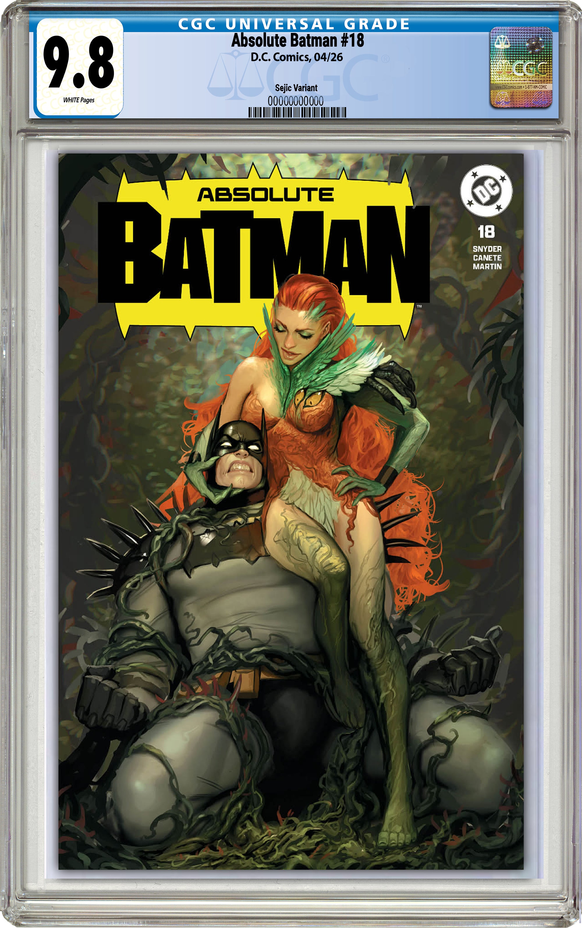 ABSOLUTE BATMAN #18 STJEPAN SEJIC EXCLUSIVE VARIANT COVERS