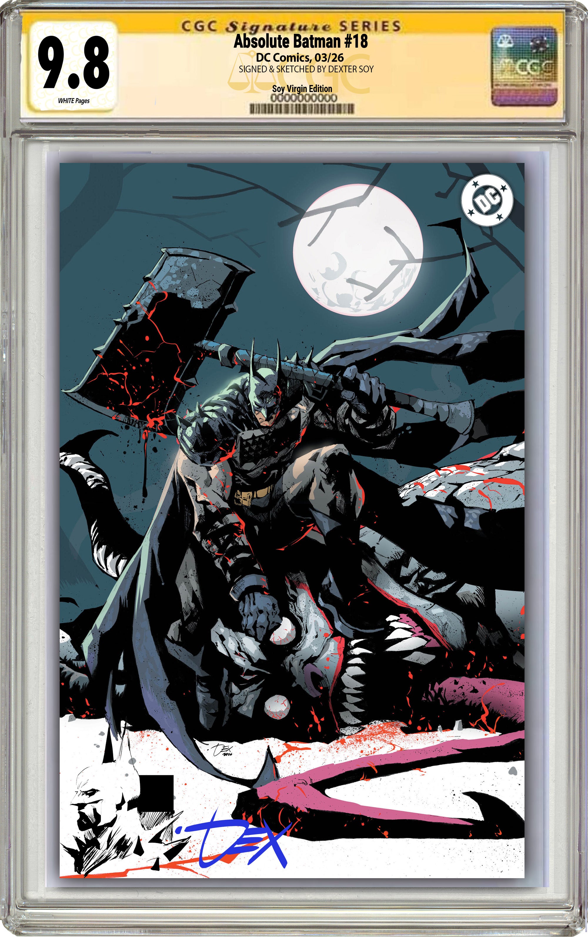 ABSOLUTE BATMAN #18 DEXTER SOY MEGACON EXCLUSIVE VARIANT COVERS