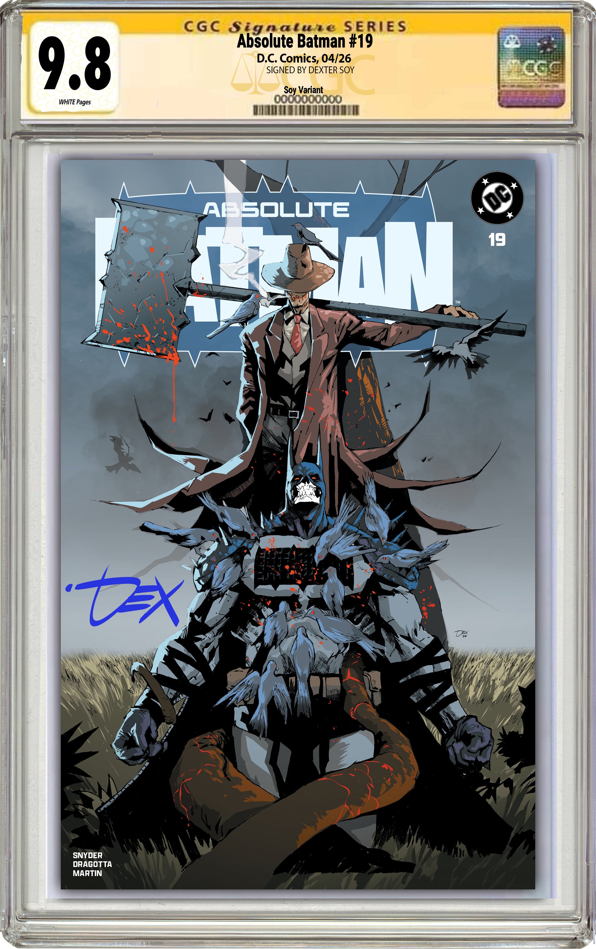 ABSOLUTE BATMAN #19 DEXTER SOY EXCLUSIVE VARIANT COVERS [04-06-26]