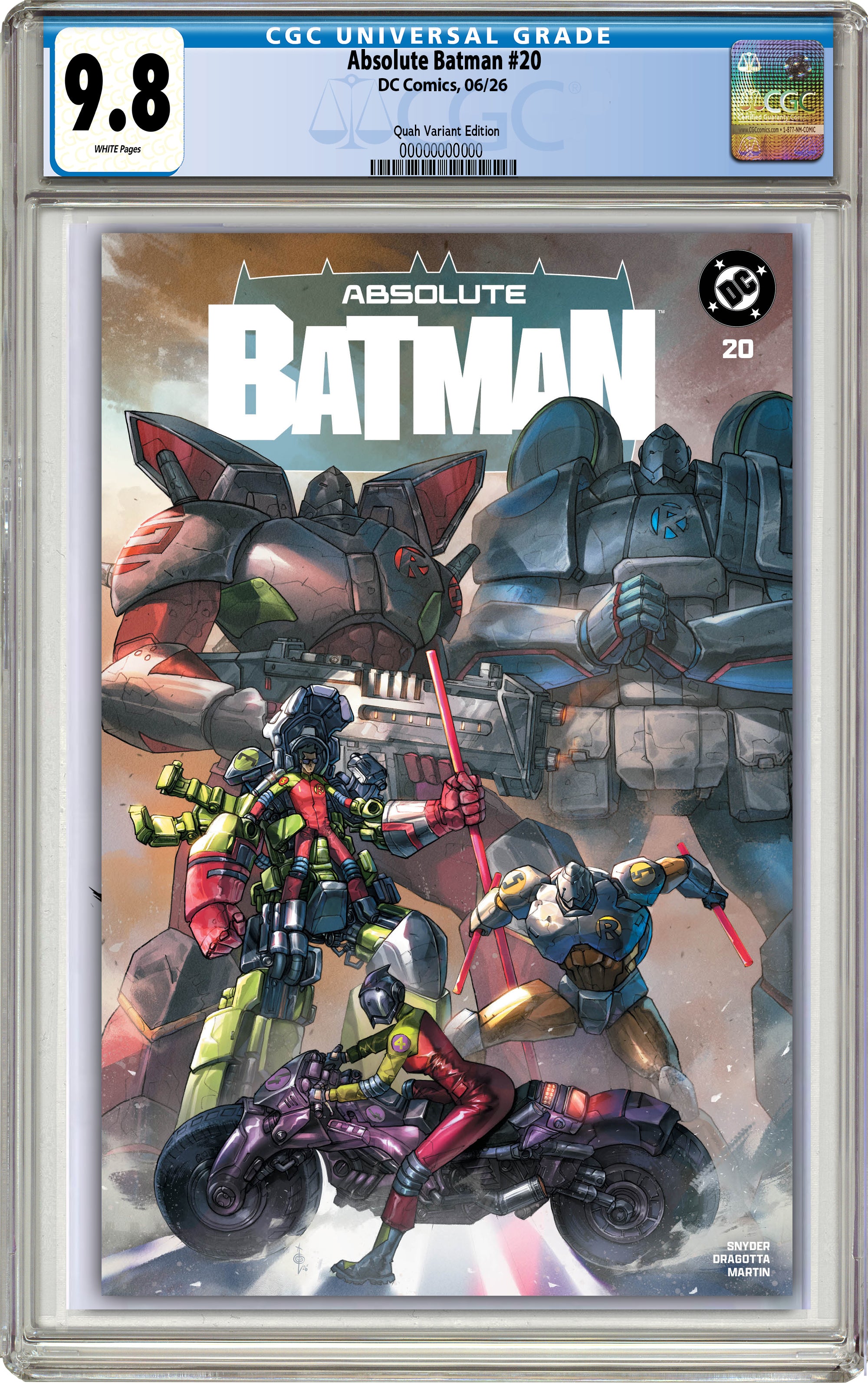 ABSOLUTE BATMAN #20 ALAN QUAH FANEXPO PHILLY EXCLUSIVE VARIANT COVERS