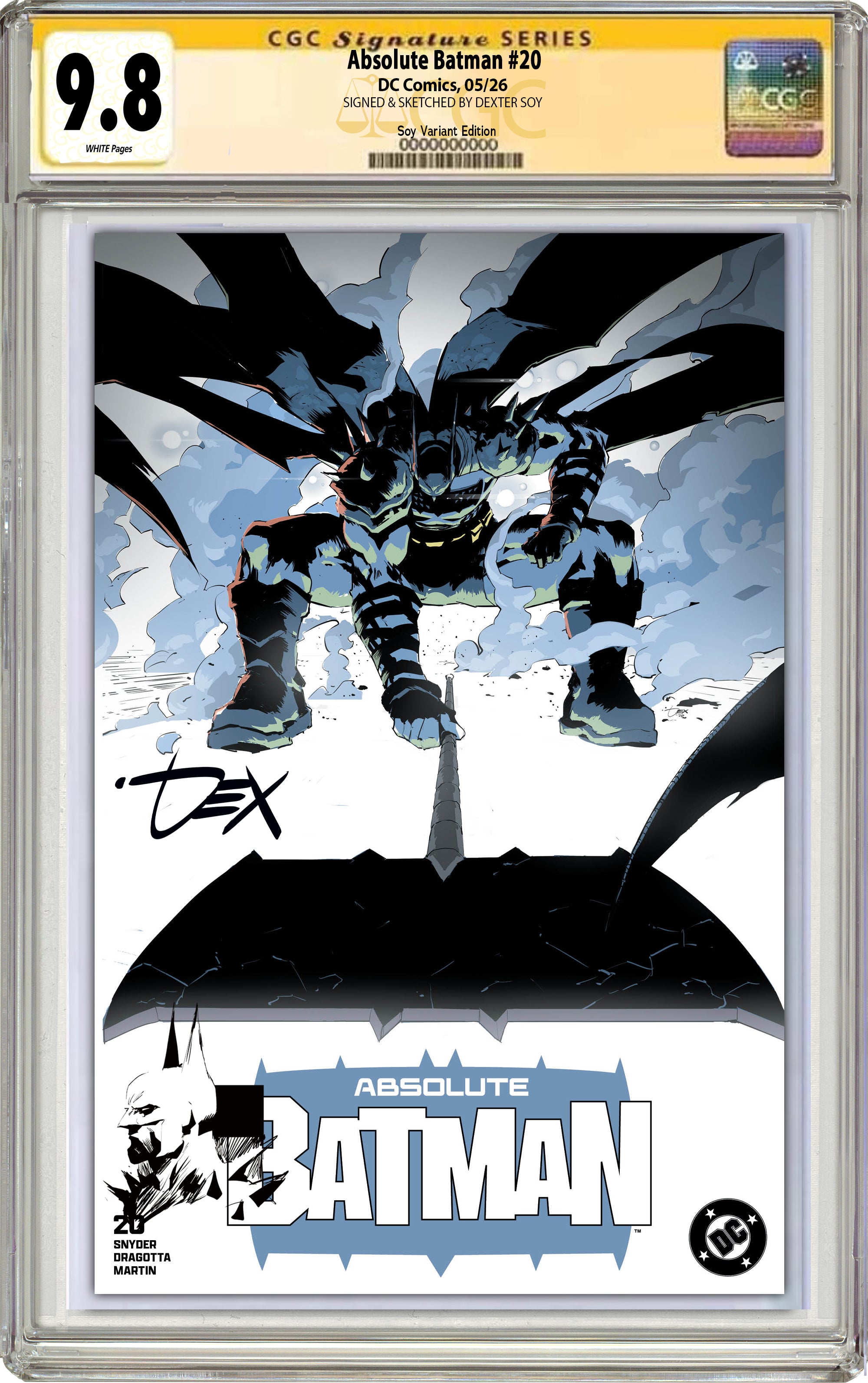 ABSOLUTE BATMAN #20 DEXTER SOY FANEXPO PHILLY EXCLUSIVE VARIANT COVERS [05-13-26]