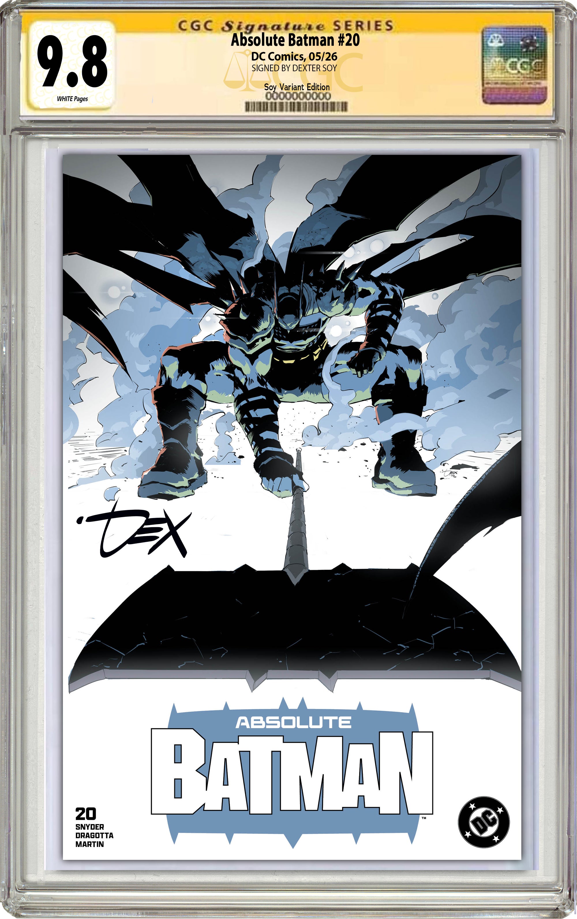 ABSOLUTE BATMAN #20 DEXTER SOY FANEXPO PHILLY EXCLUSIVE VARIANT COVERS [05-13-26]