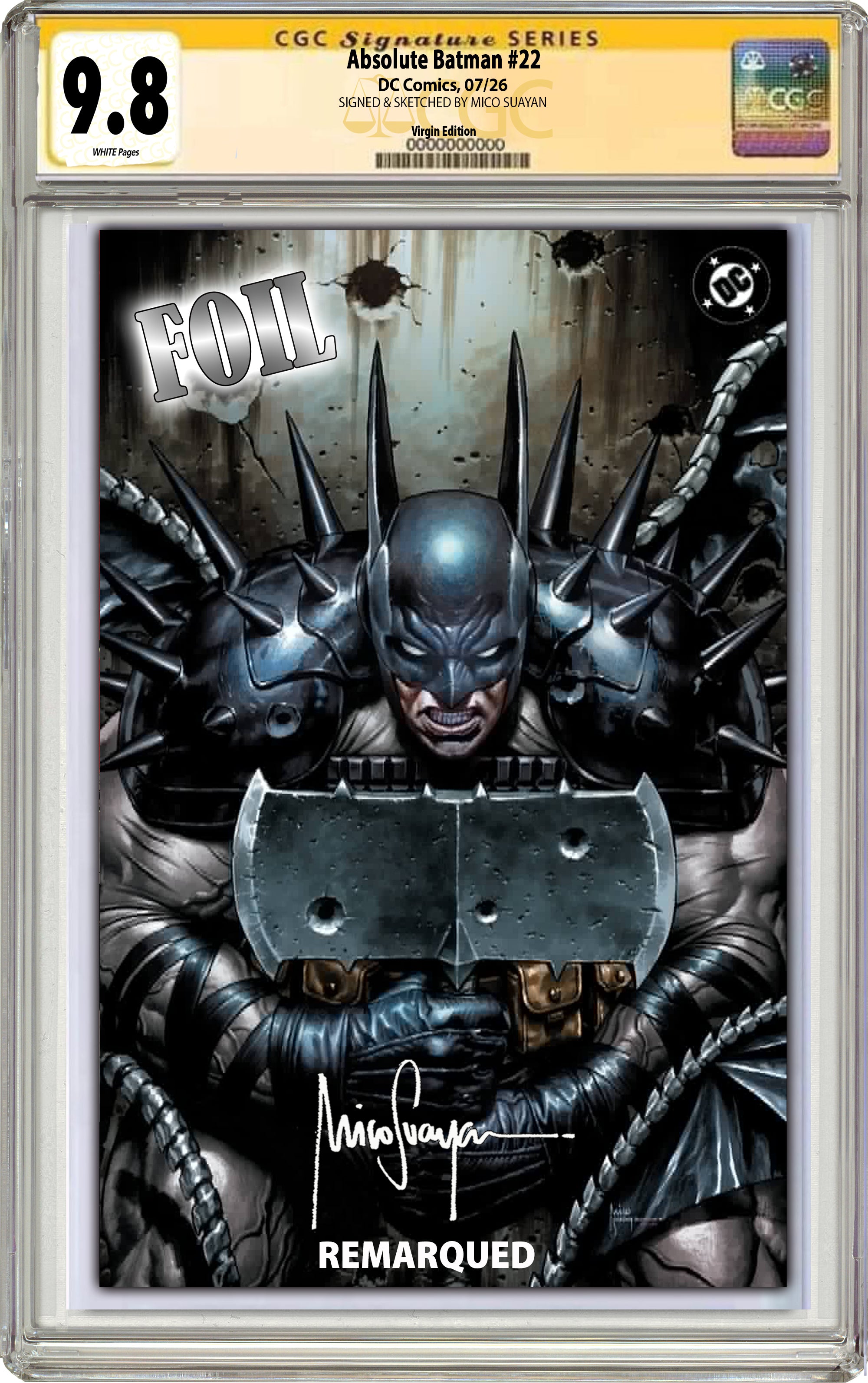 ABSOLUTE BATMAN #22 MICO SUAYAN SDCC EXCLUSIVE VARIANT COVERS