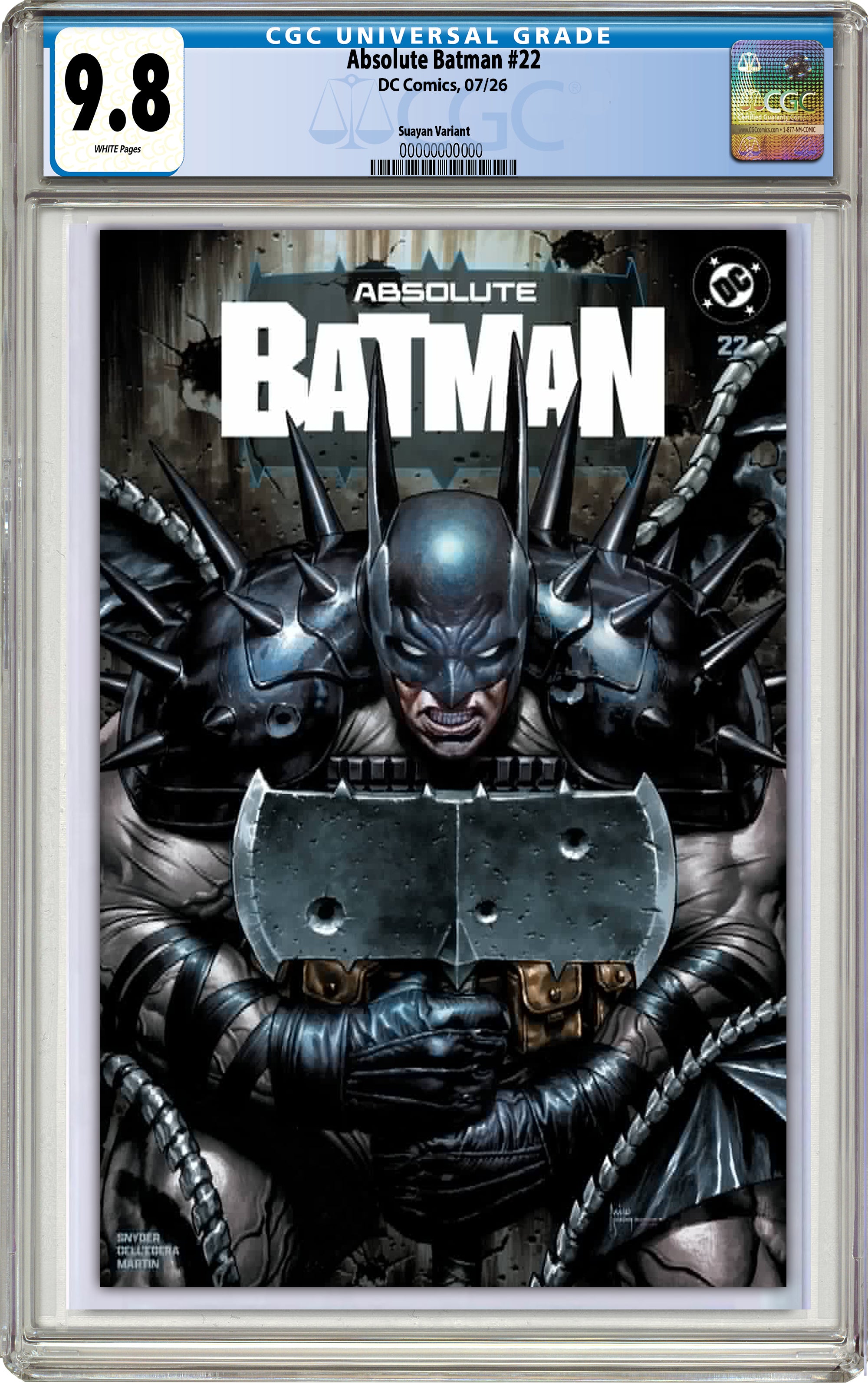 ABSOLUTE BATMAN #22 MICO SUAYAN SDCC EXCLUSIVE VARIANT COVERS