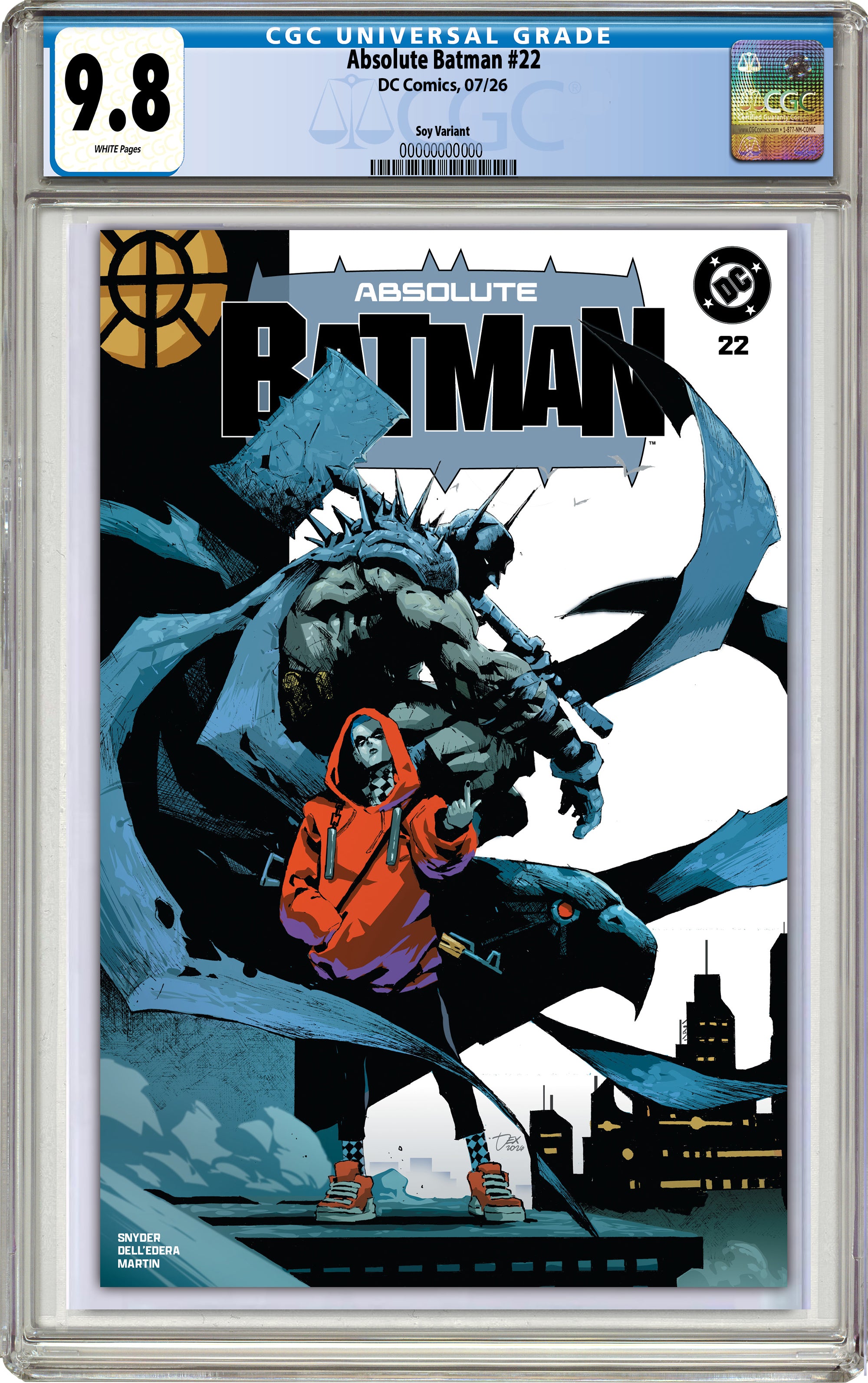ABSOLUTE BATMAN #22 DEXTER SOY SDCC EXCLUSIVE VARIANT COVERS