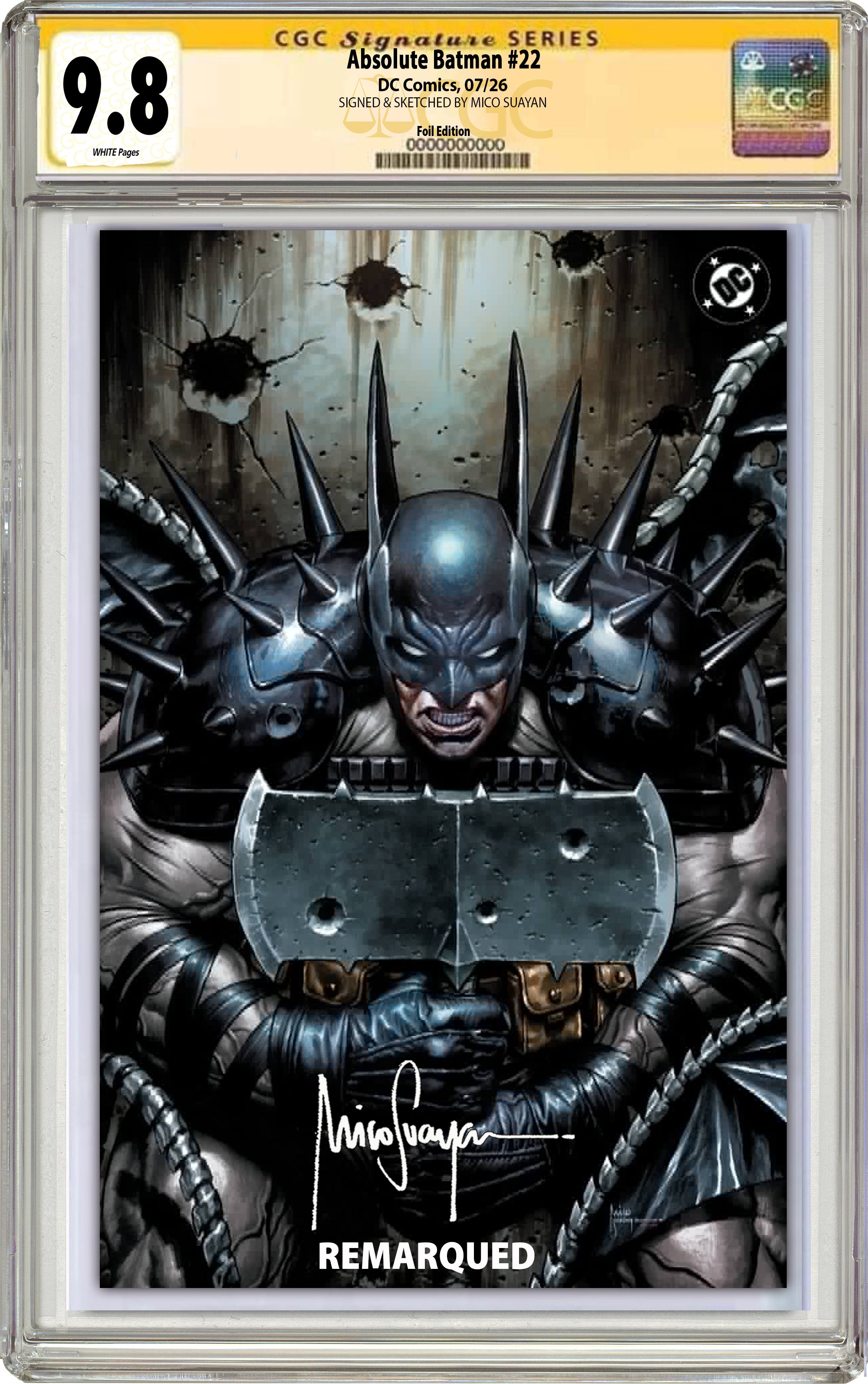 ABSOLUTE BATMAN #22 MICO SUAYAN SDCC EXCLUSIVE VARIANT COVERS