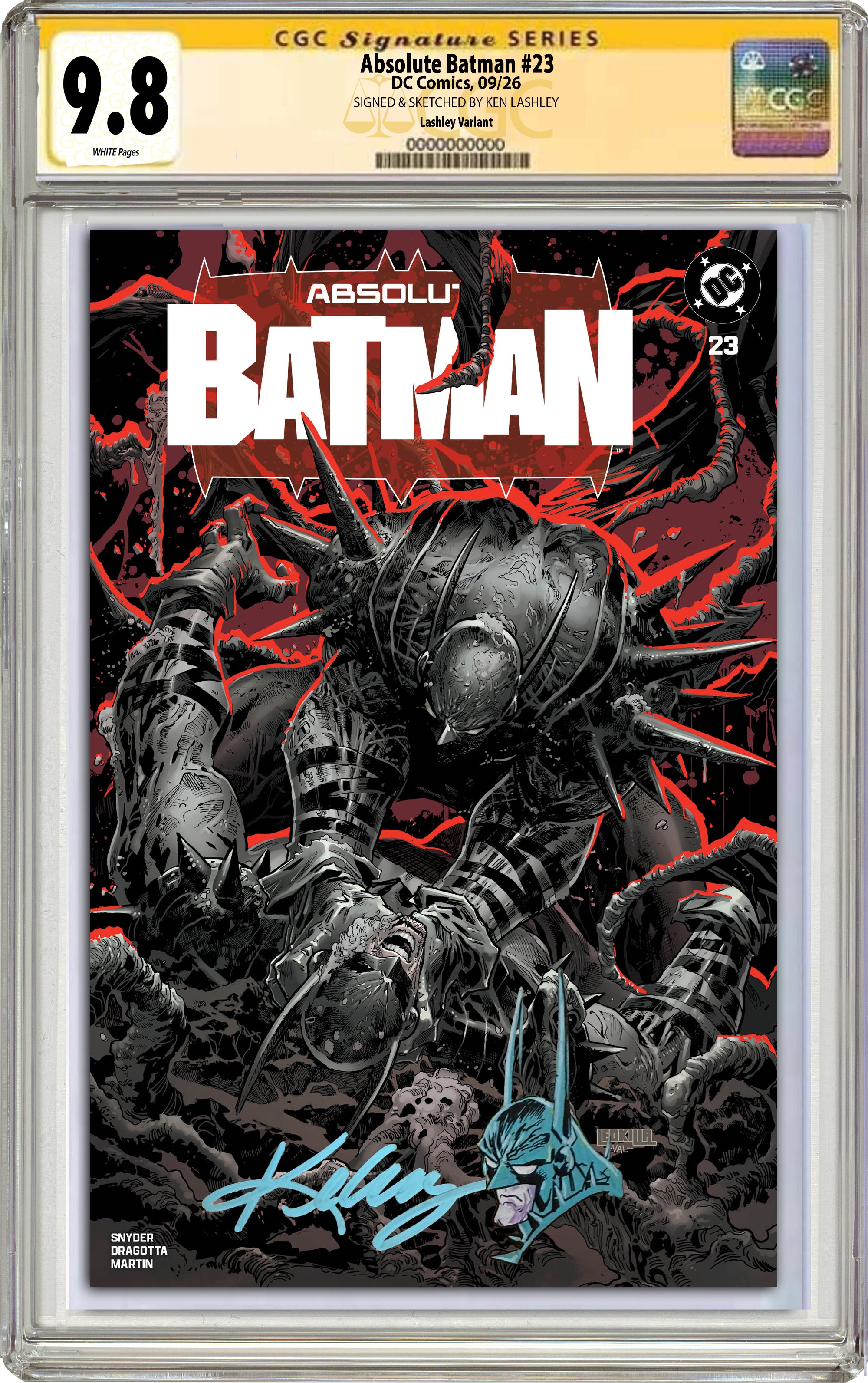 アメコミ KT ABSOLUTE BATMAN #23 KEN LASHLEY FANEXPO CHICAGO EXCLUSIVE VARIANT COVE