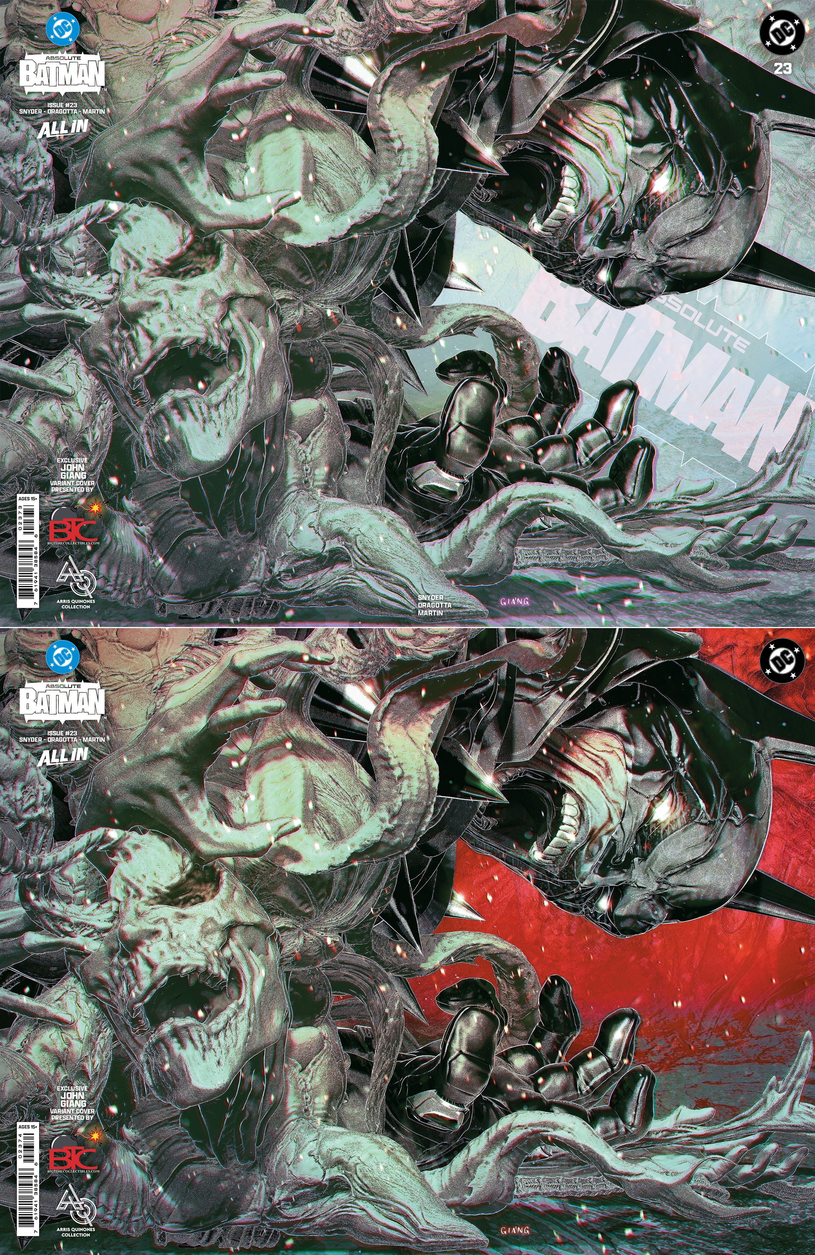 ABSOLUTE BATMAN #23 JOHN GIANG FANEXPO CHICAGO EXCLUSIVE VARIANT COVERS -- [08-12-26 ]