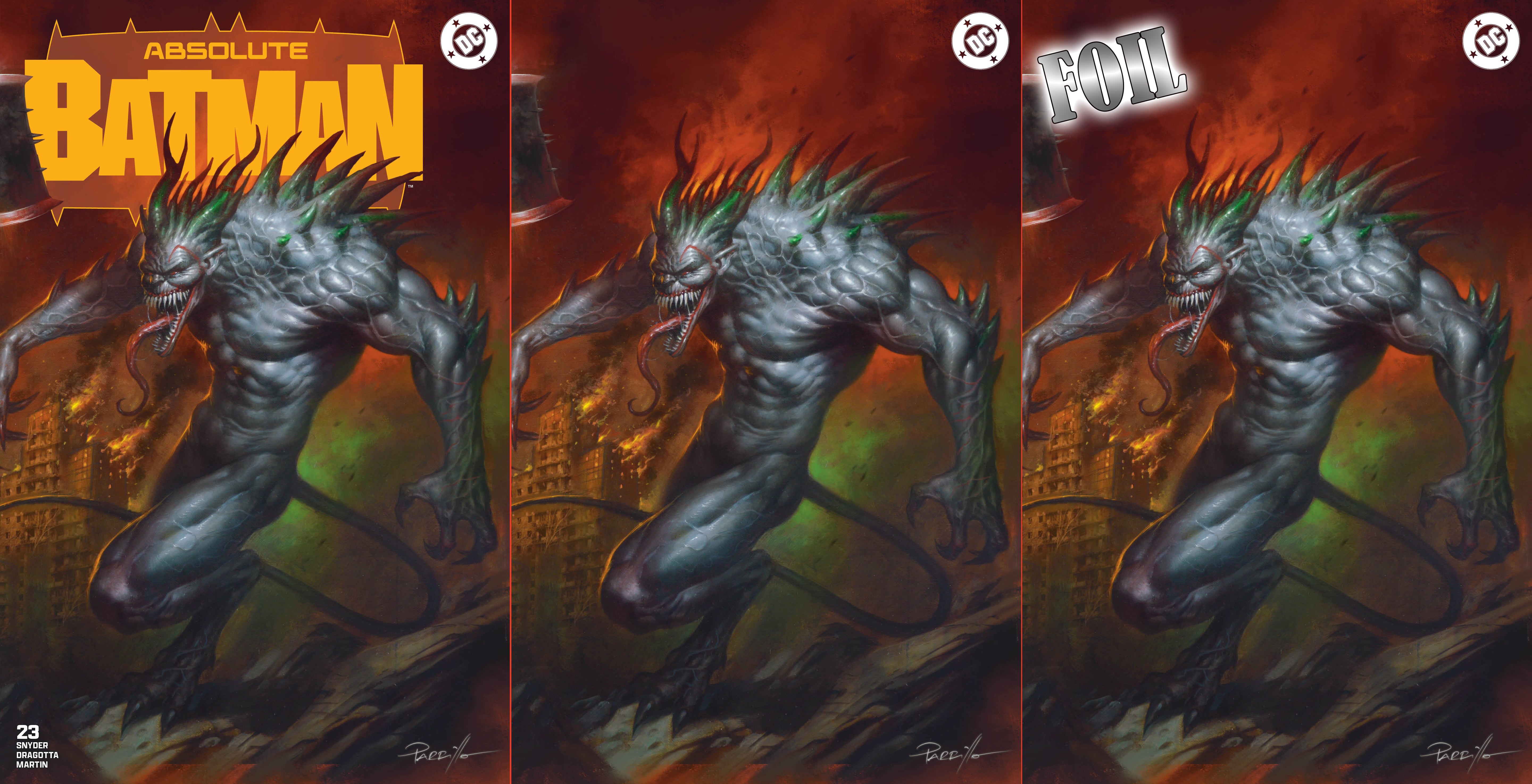 ABSOLUTE BATMAN #23 LUCIO PARRILLO FANEXPO DALLAS EXCLUSIVE VARIANT COVERS (CONNECTS WITH ISSUE #21 & #22) -- [08-19-26 ]