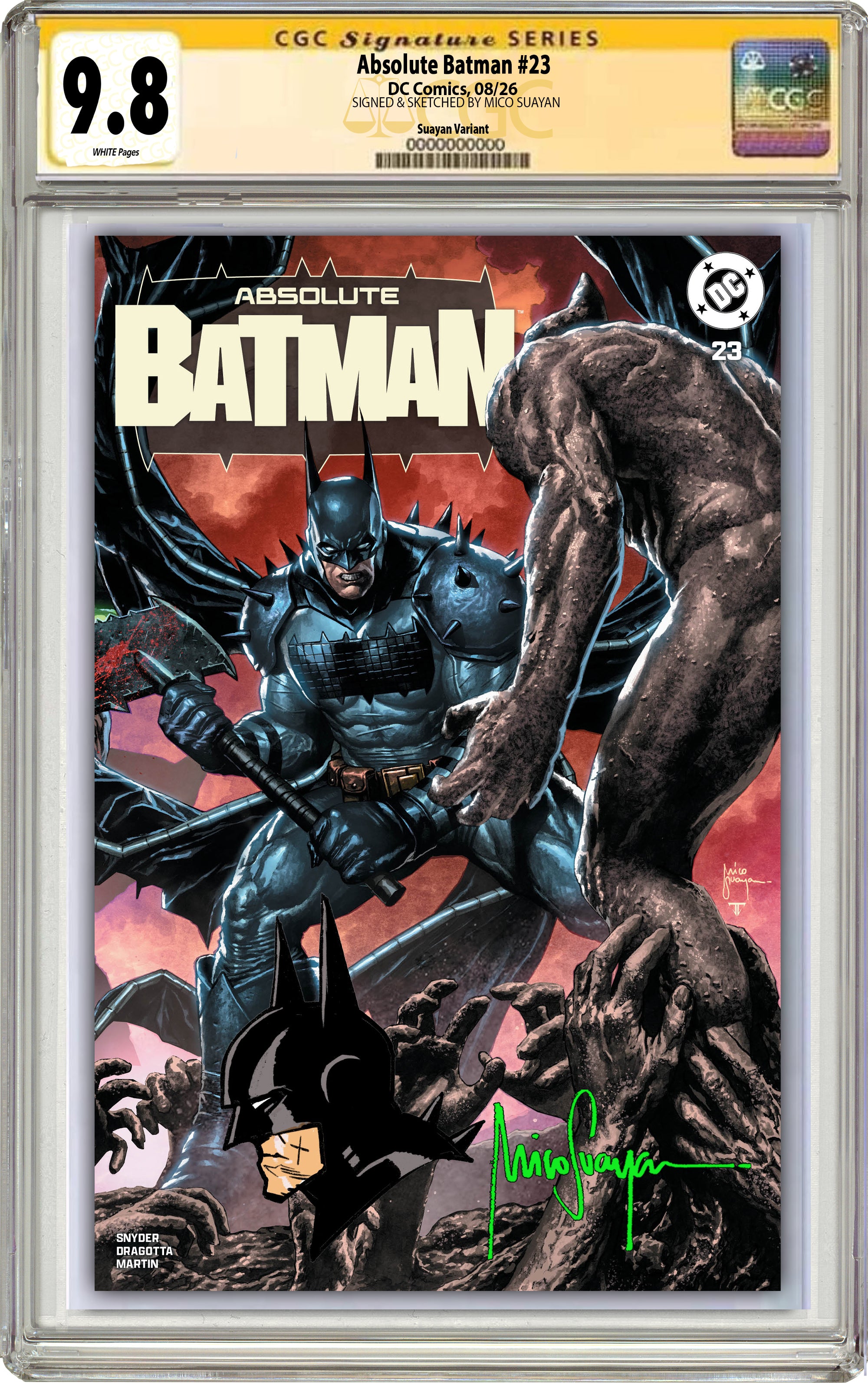 ABSOLUTE BATMAN #23 MICO SUAYAN FANEXPO CHICAGO EXCLUSIVE VARIANT COVERS -- [08-12-26 ]