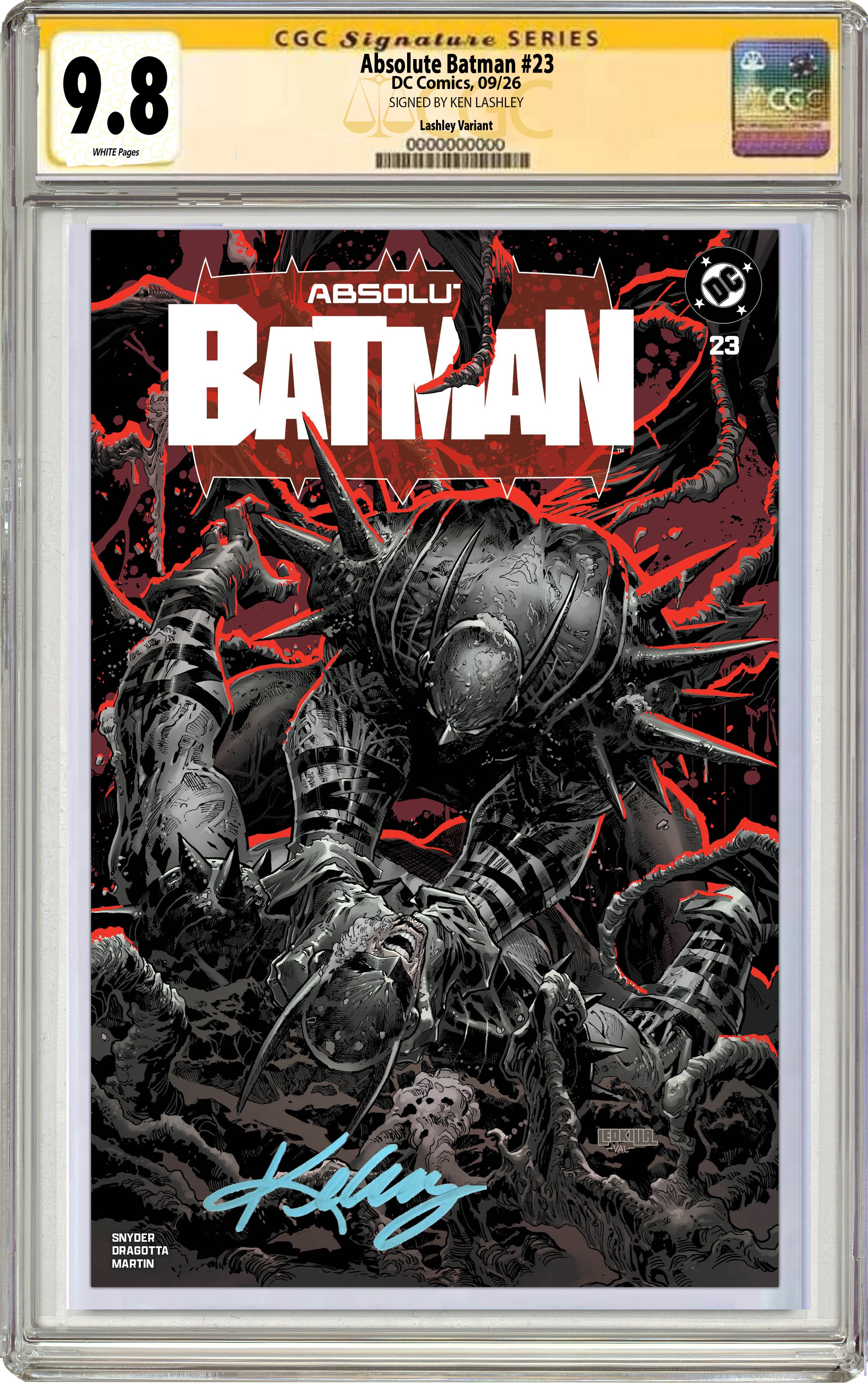 ABSOLUTE BATMAN #23 KEN LASHLEY FANEXPO CHICAGO EXCLUSIVE VARIANT COVERS -- [08-12-26 ]