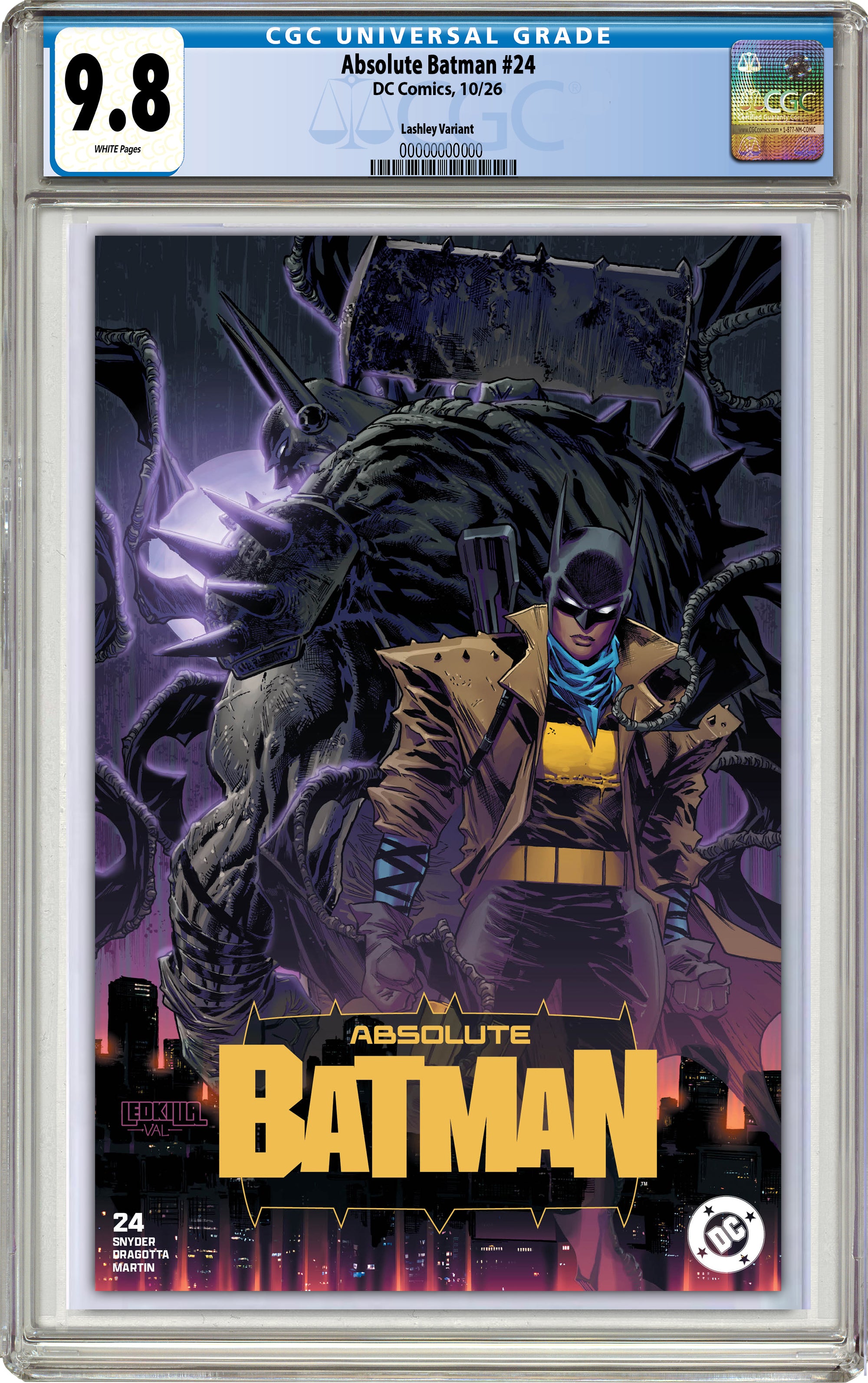 ABSOLUTE BATMAN #24 KEN LASHLEY NYCC EXCLUSIVE VARIANT COVER -- [9/23/2026]