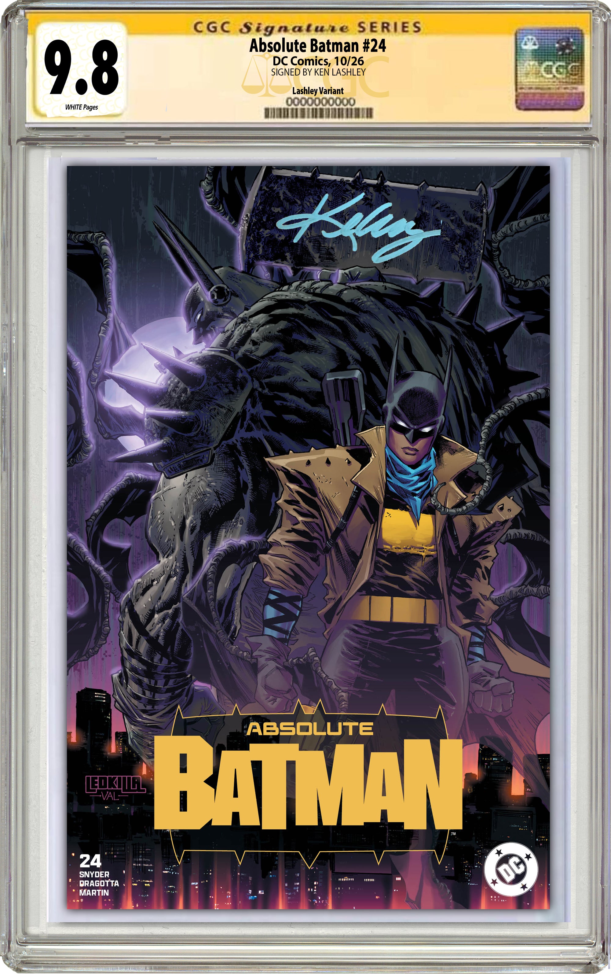 ABSOLUTE BATMAN #24 KEN LASHLEY NYCC EXCLUSIVE VARIANT COVER -- [9/23/2026]