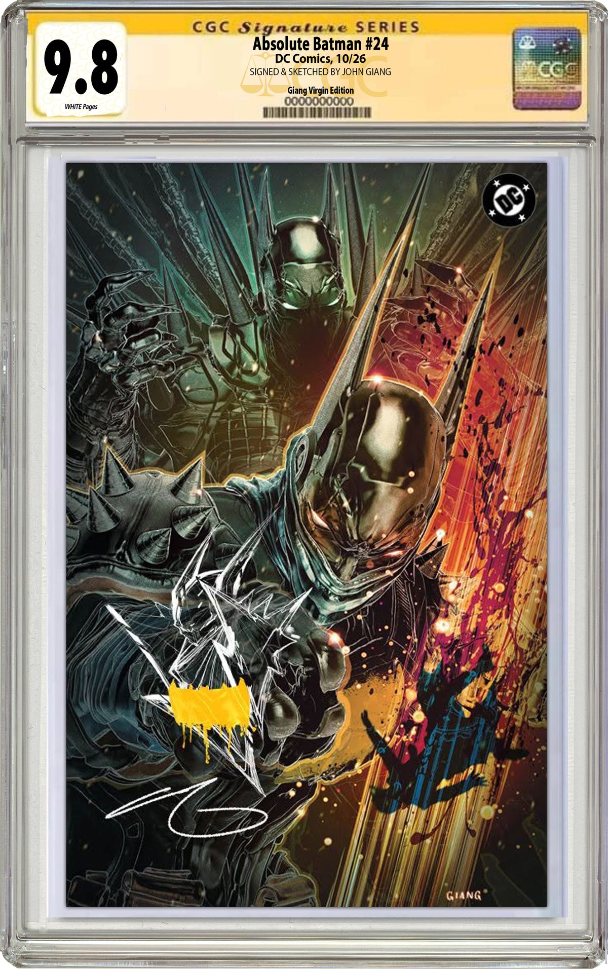 ABSOLUTE BATMAN #24 JOHN GIANG NYCC EXCLUSIVE VARIANT COVERS (CGC GRADED EDITION)